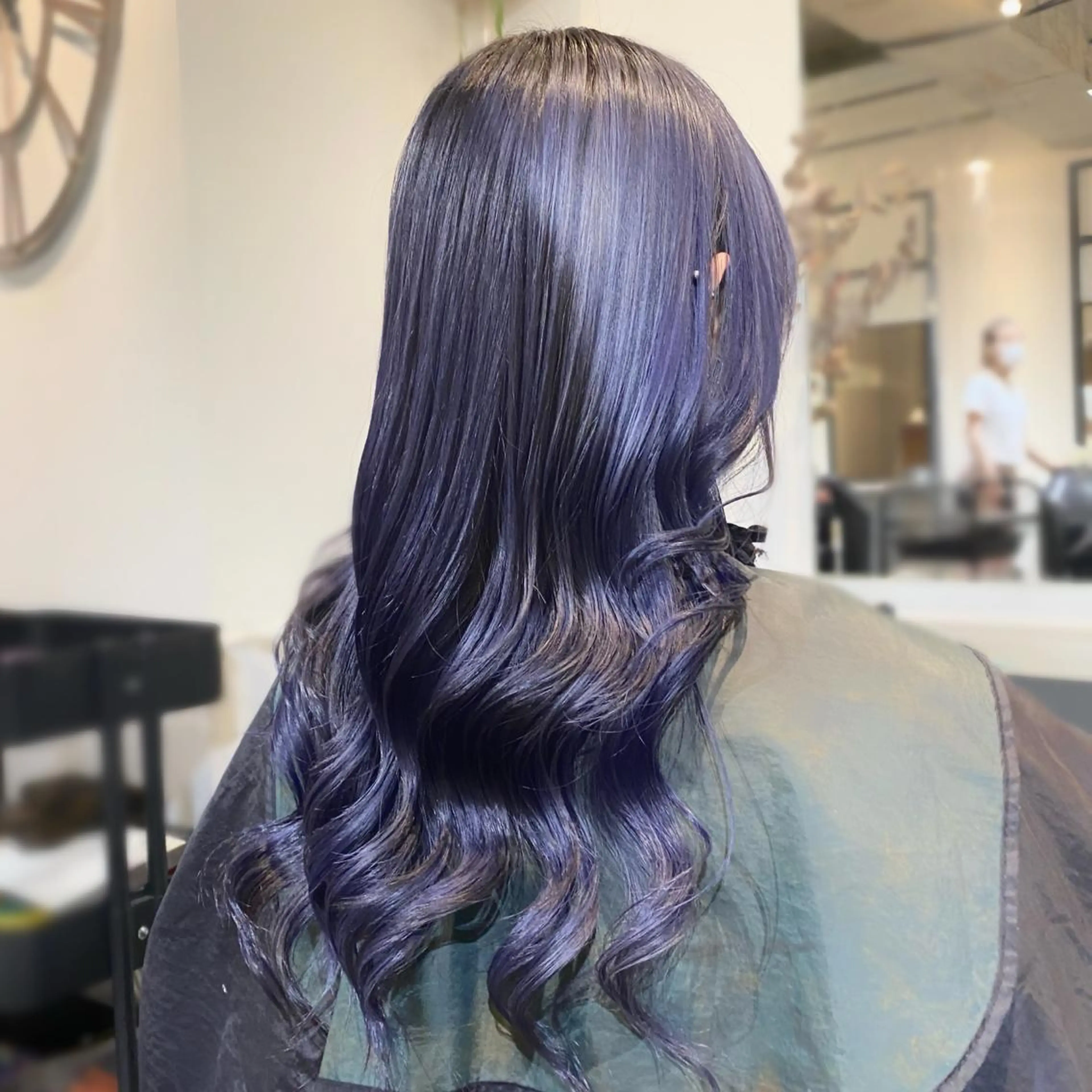 ロング カラー マンツーマン女性 美容師 奏のヘアスタイル