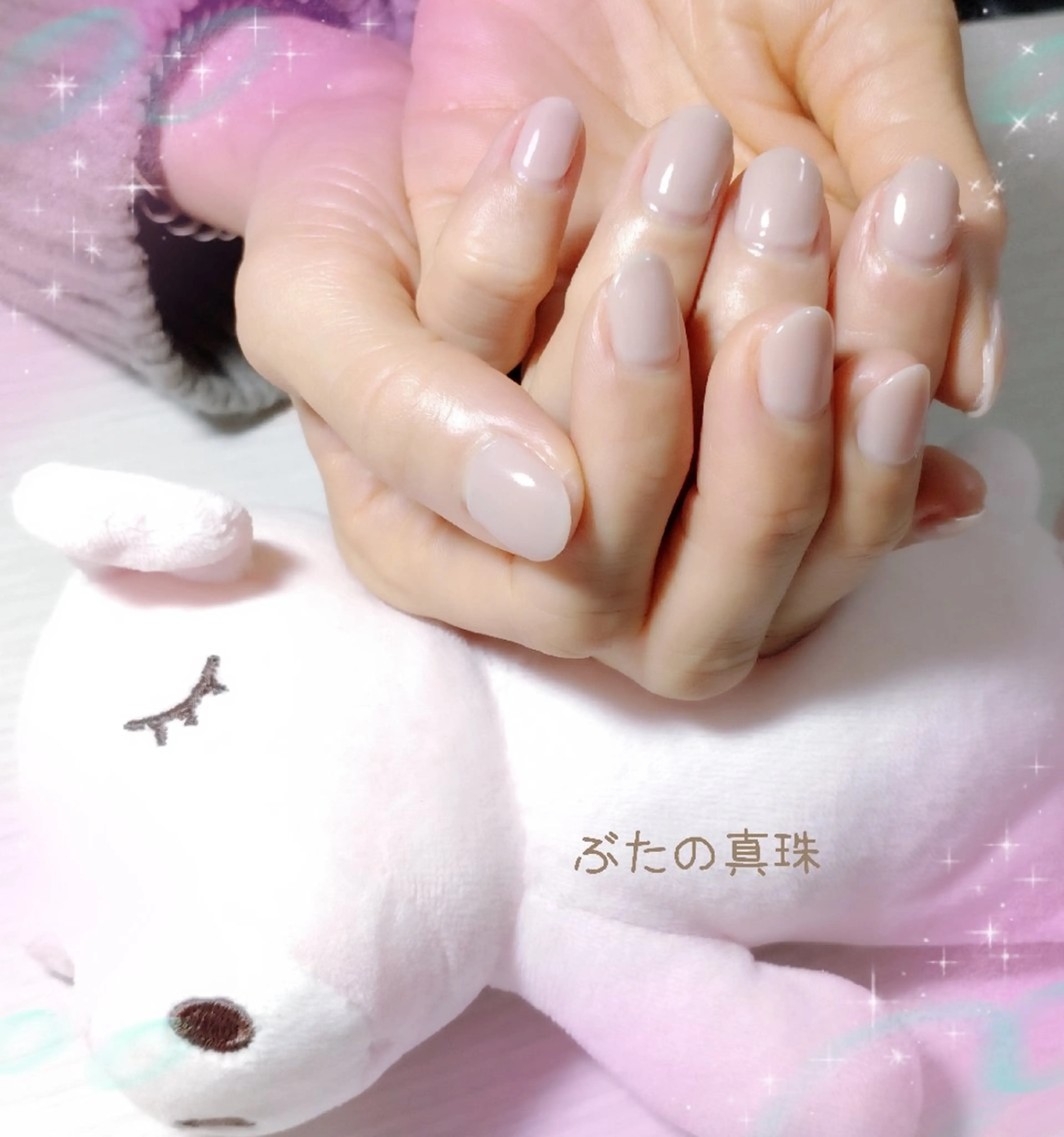 ネイル ワンカラーネイル ハンドネイル 林 珠里のネイルデザイン
