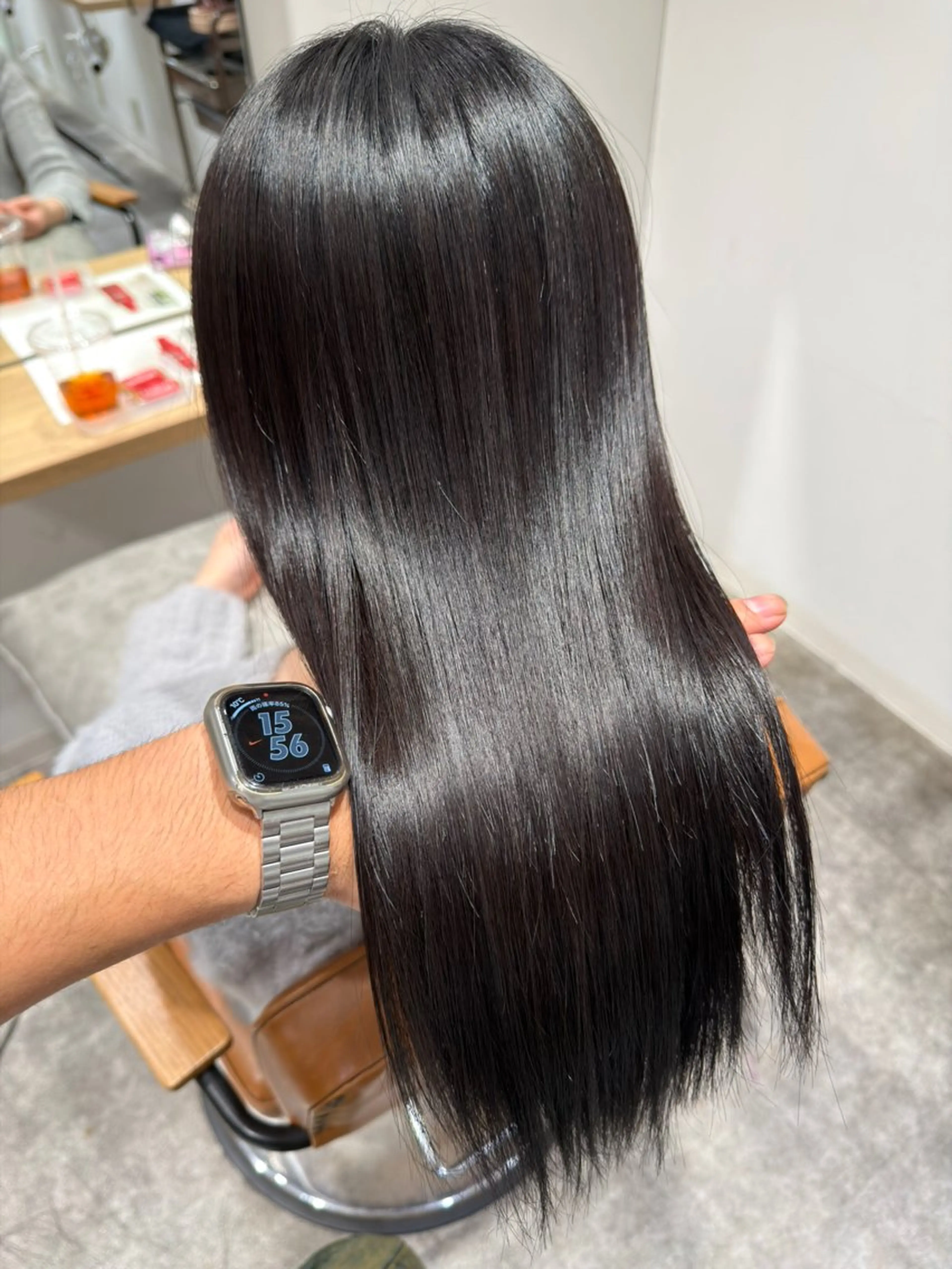 ミディアム 縮毛矯正 髪質改善/橿原神宮前 /藤田和輝のヘアスタイル