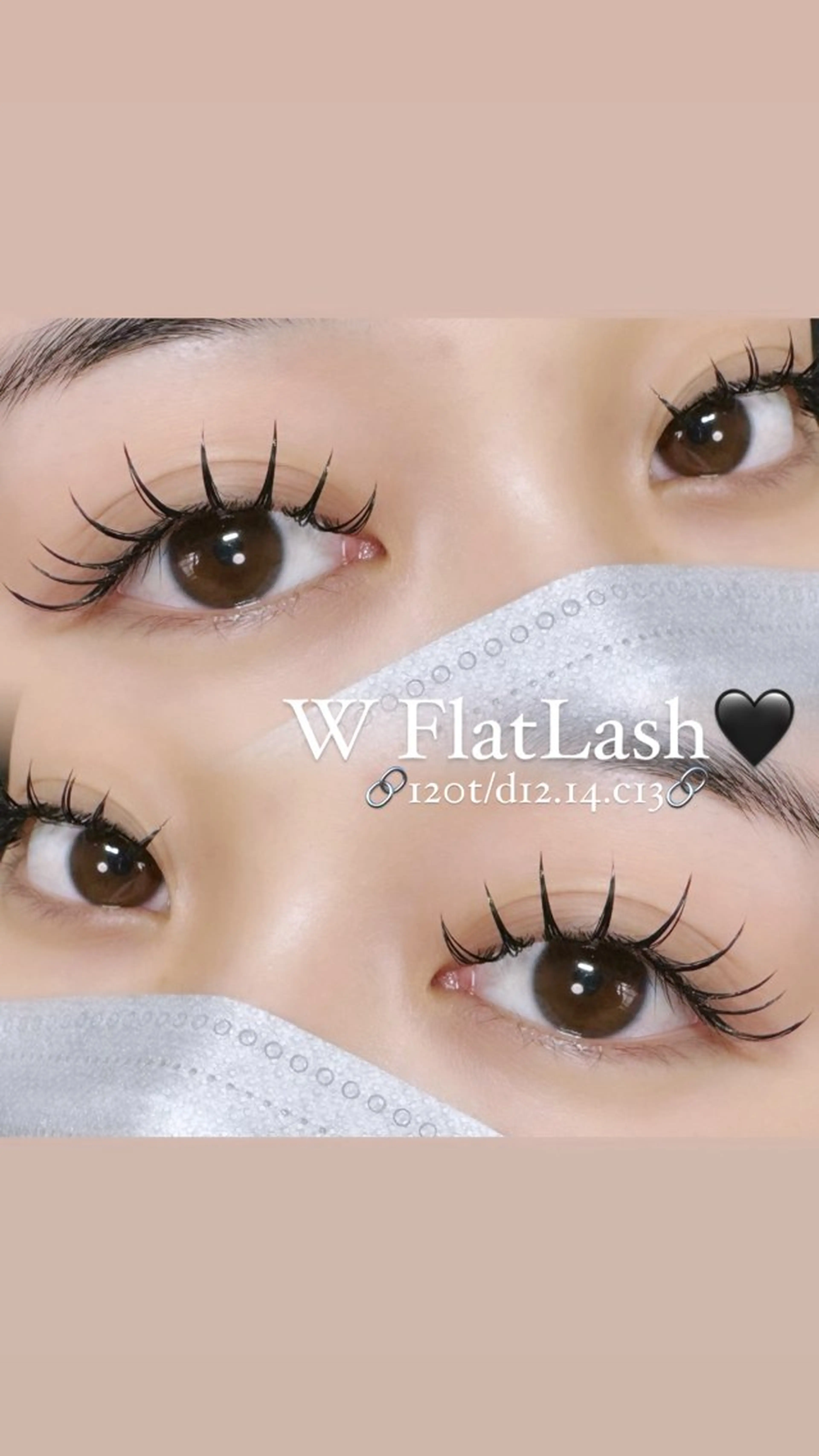 マツエク・マツパ マツエク eyelash salon 華のマツエク・マツパデザイン