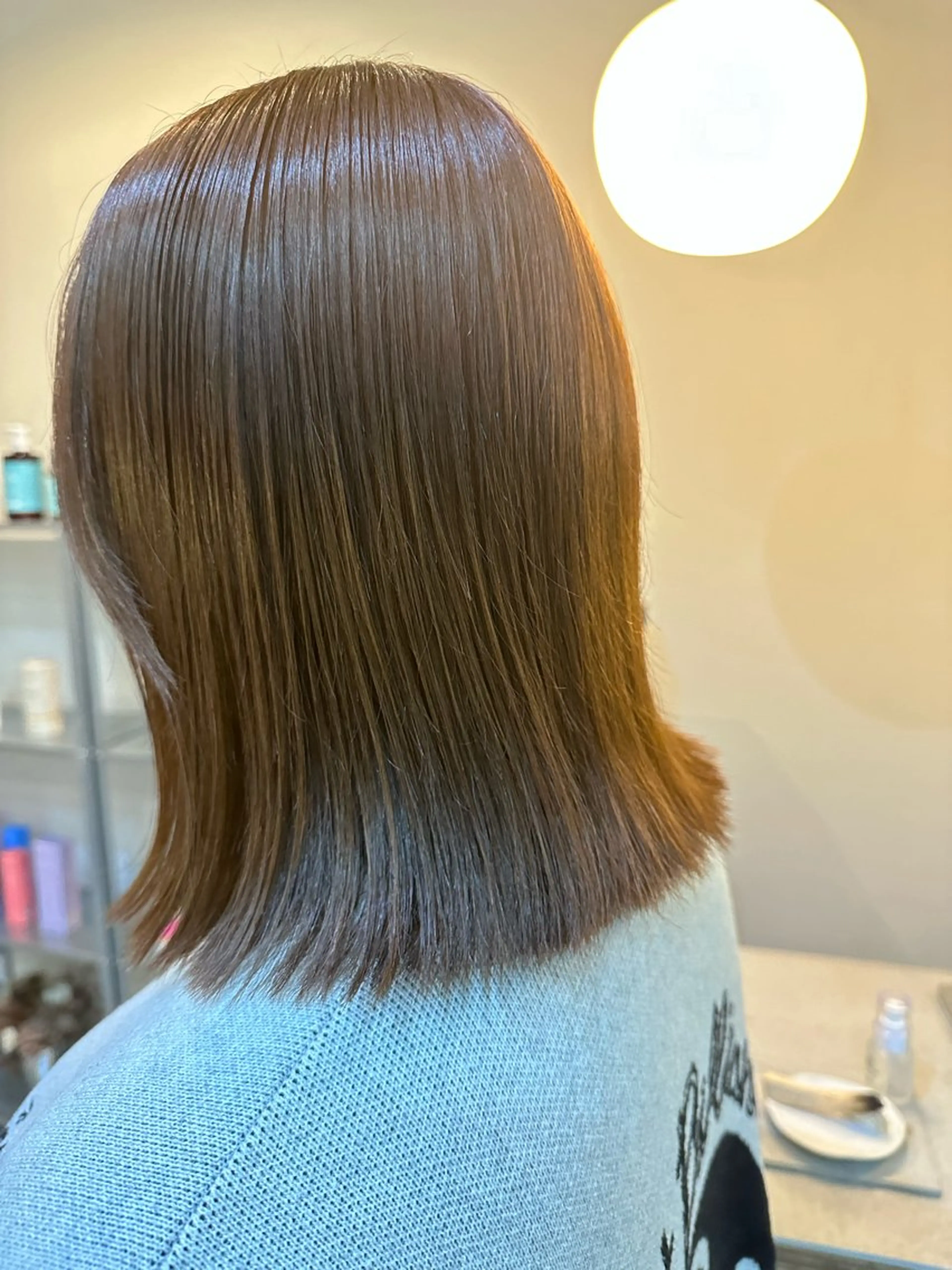 ミディアム カラー ［  ］Shiro所属・Shiro RENのヘアスタイル