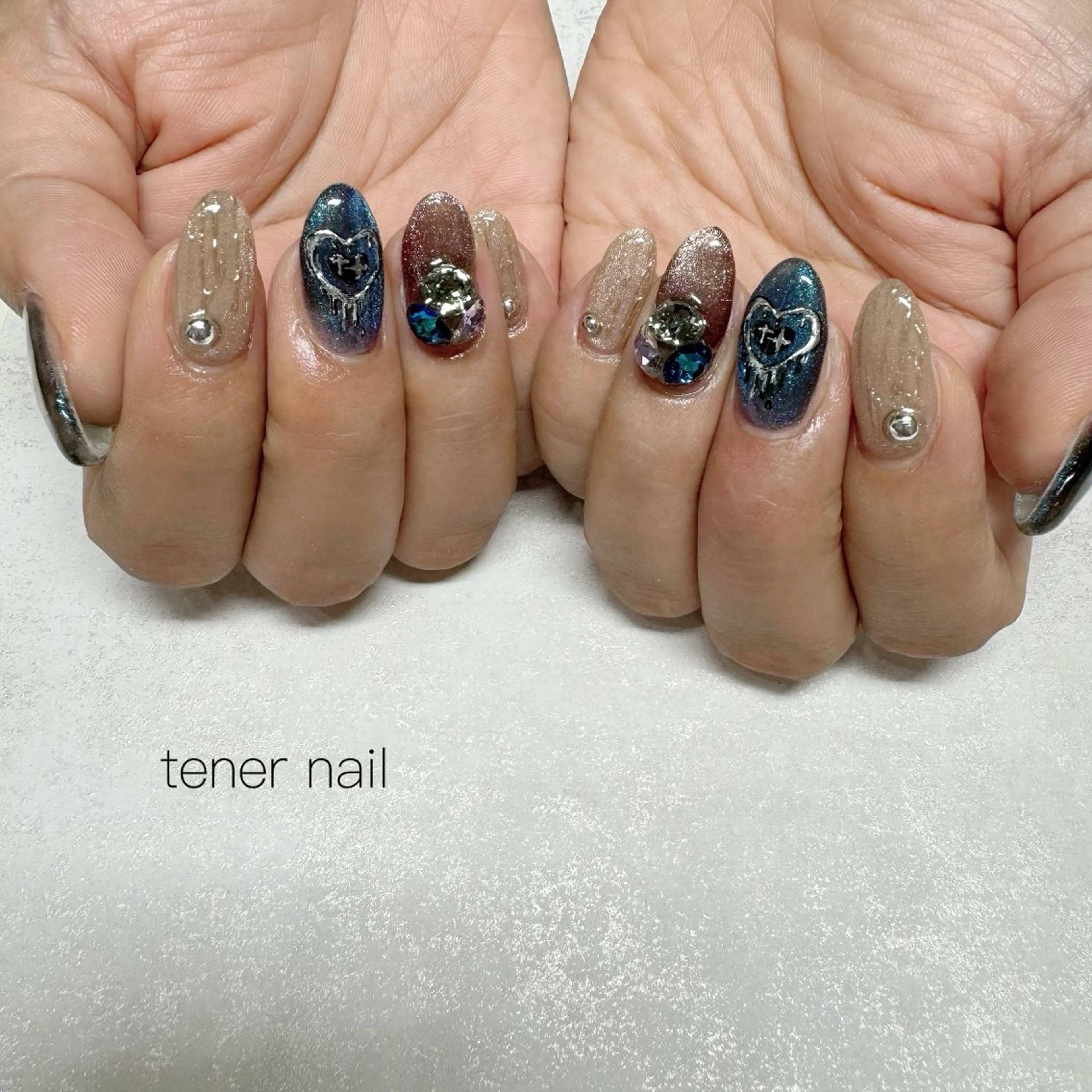 ネイル ニュアンスネイル ハンドネイル テネルネイル tener nailのネイルデザイン