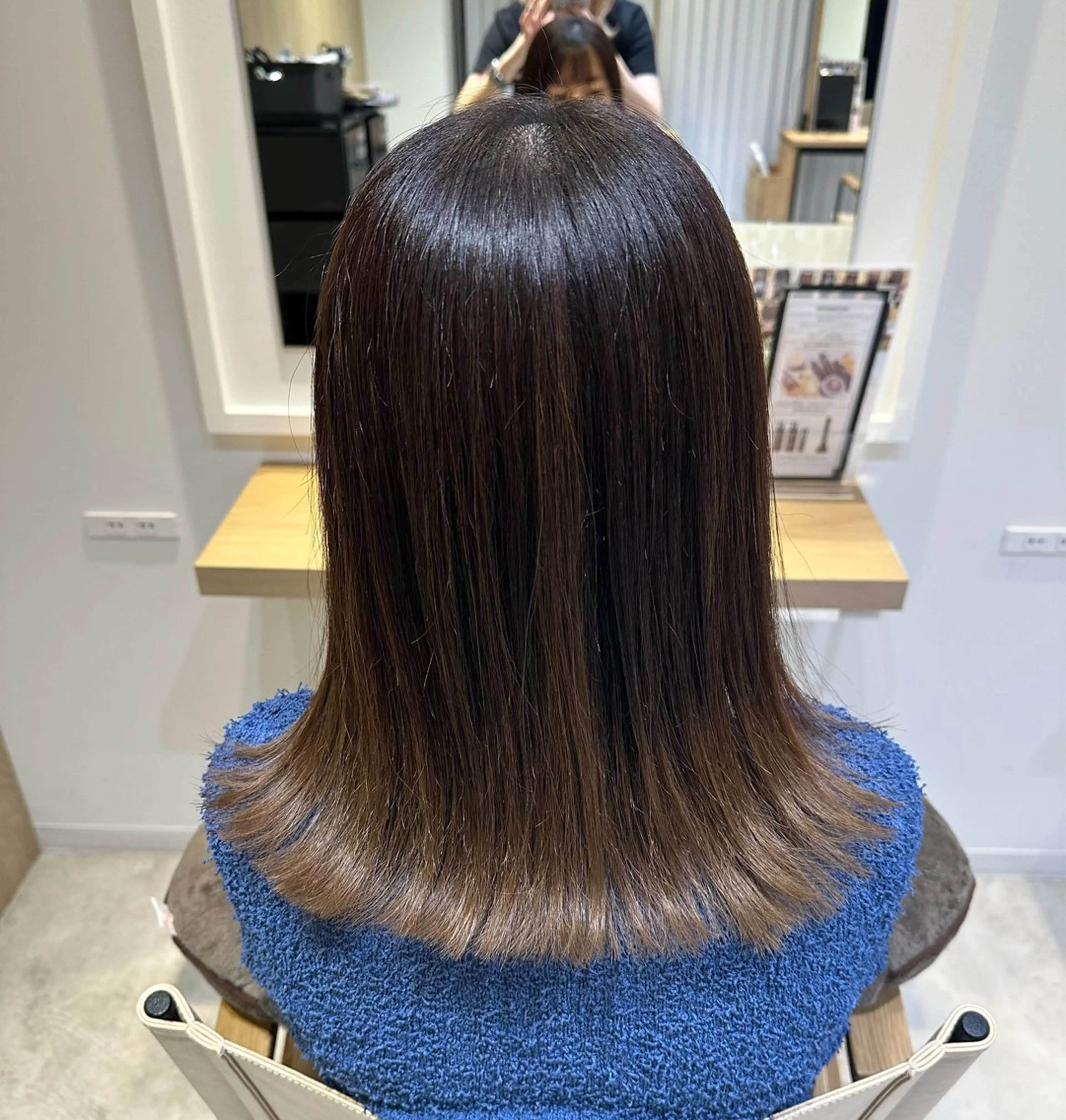 セミロング 川崎 智優のヘアスタイル