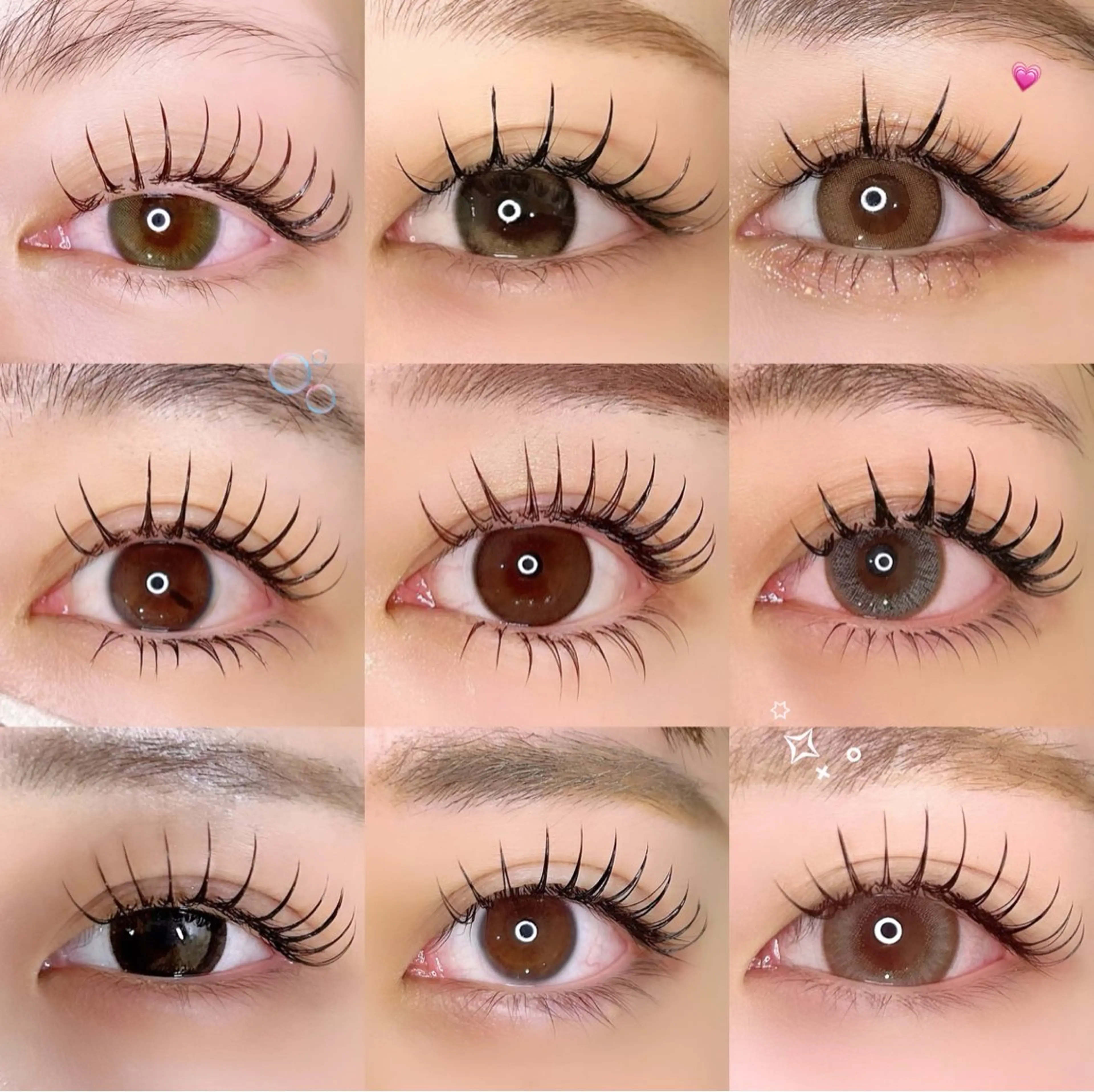 マツエク・マツパ 束感まつ毛 マツエク olivia 瀬戸 ❤︎アンドヘルシーのマツエク・マツパデザイン