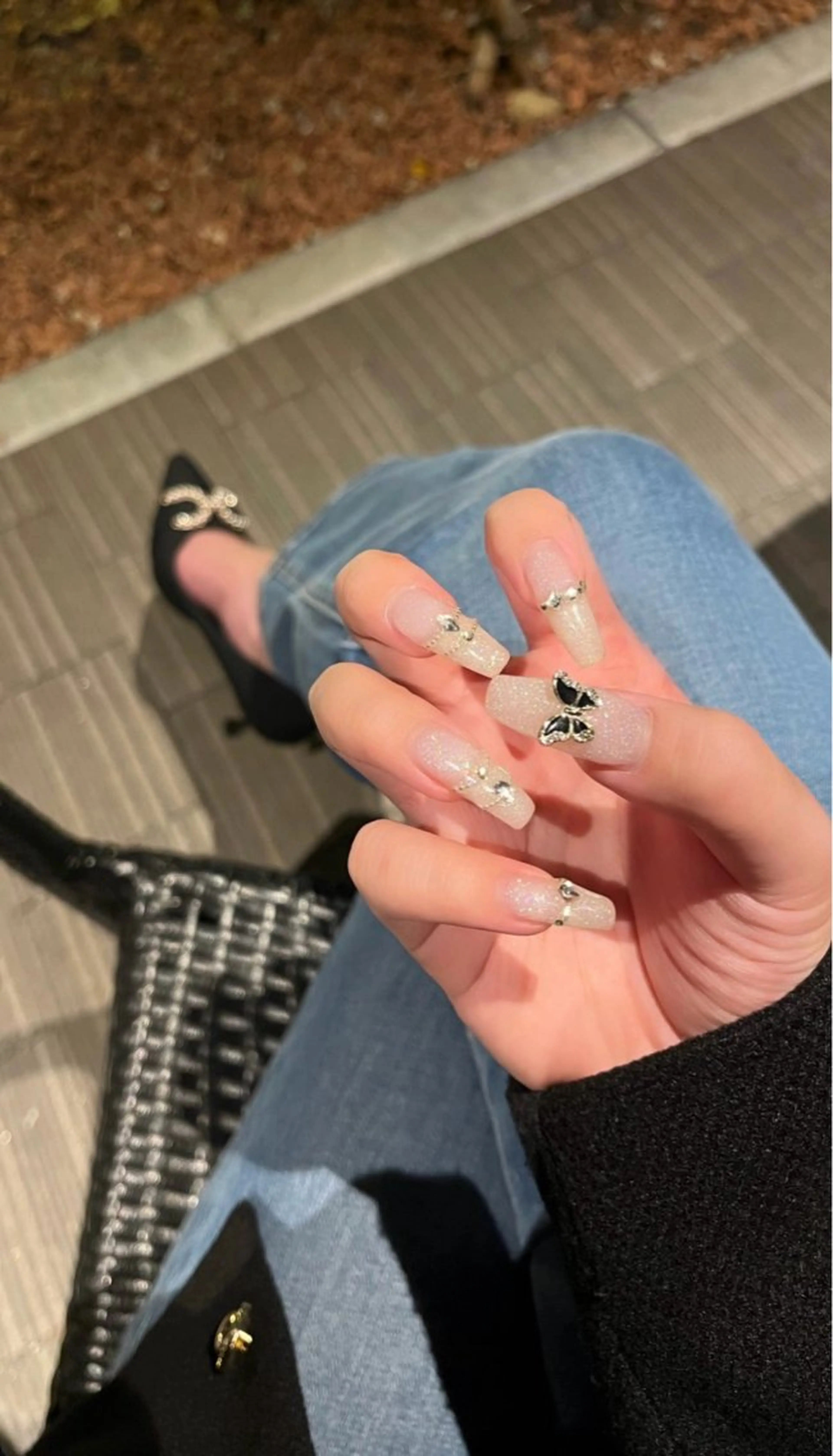 【ジェルオフ有】ワンカラー♡マグネット•ミラー•フラッシュ変更可の写真