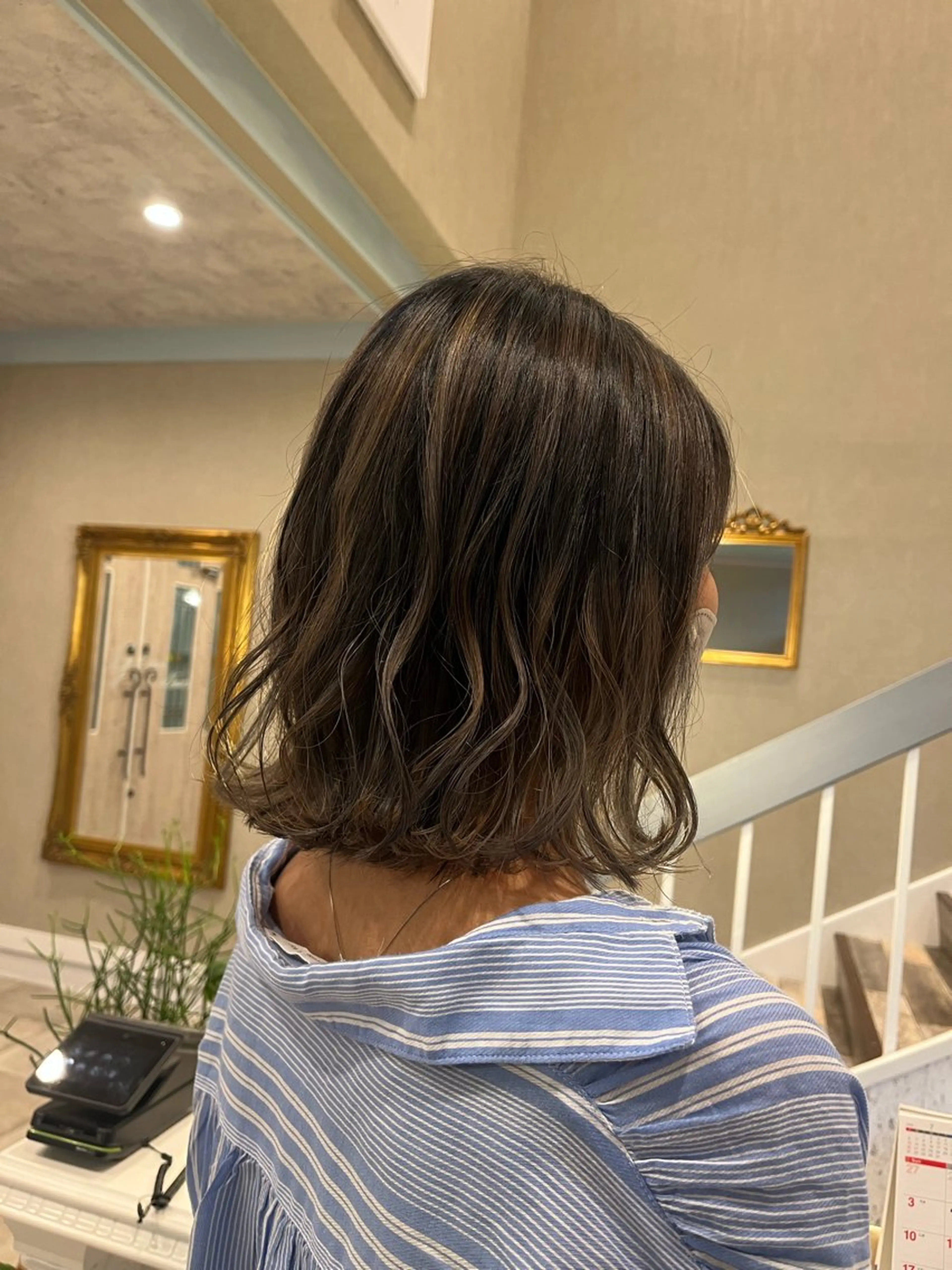 ミディアム Calbari 中田 莉紗/奥州市水沢のヘアスタイル