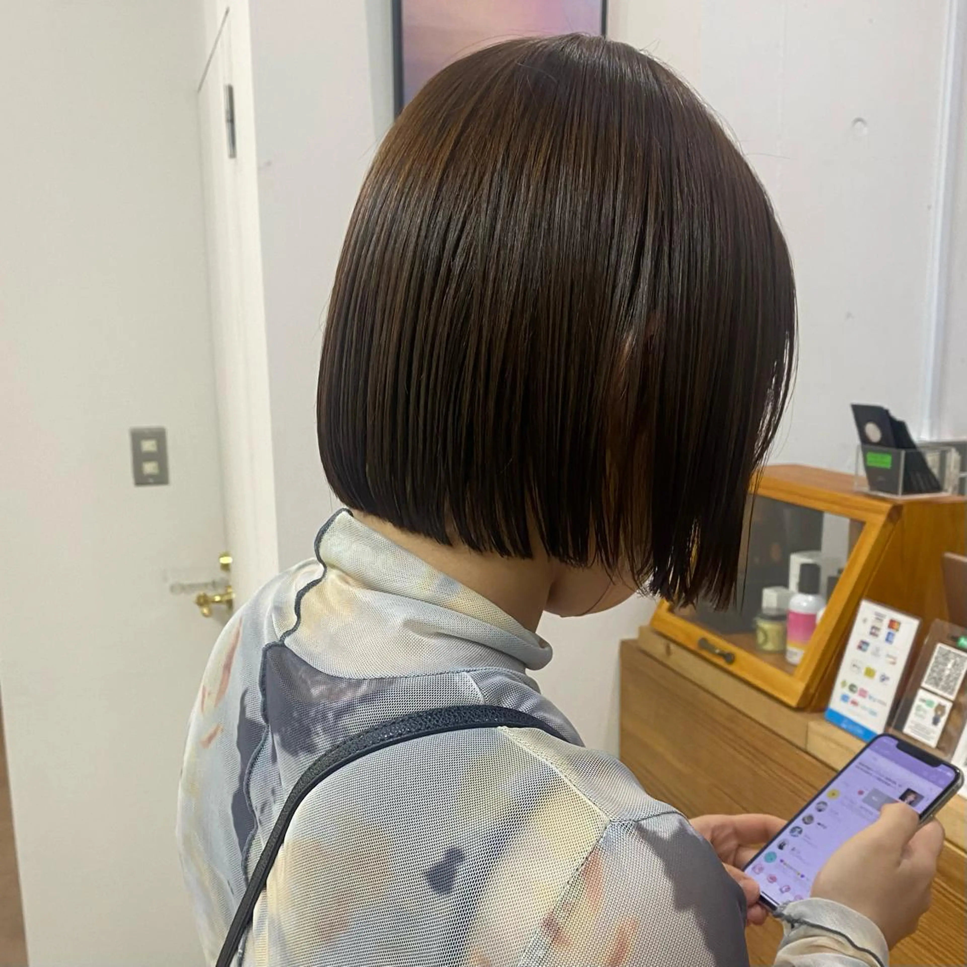 ショート パーマ 🪭risa 暖色/レイヤー🪭のヘアスタイル