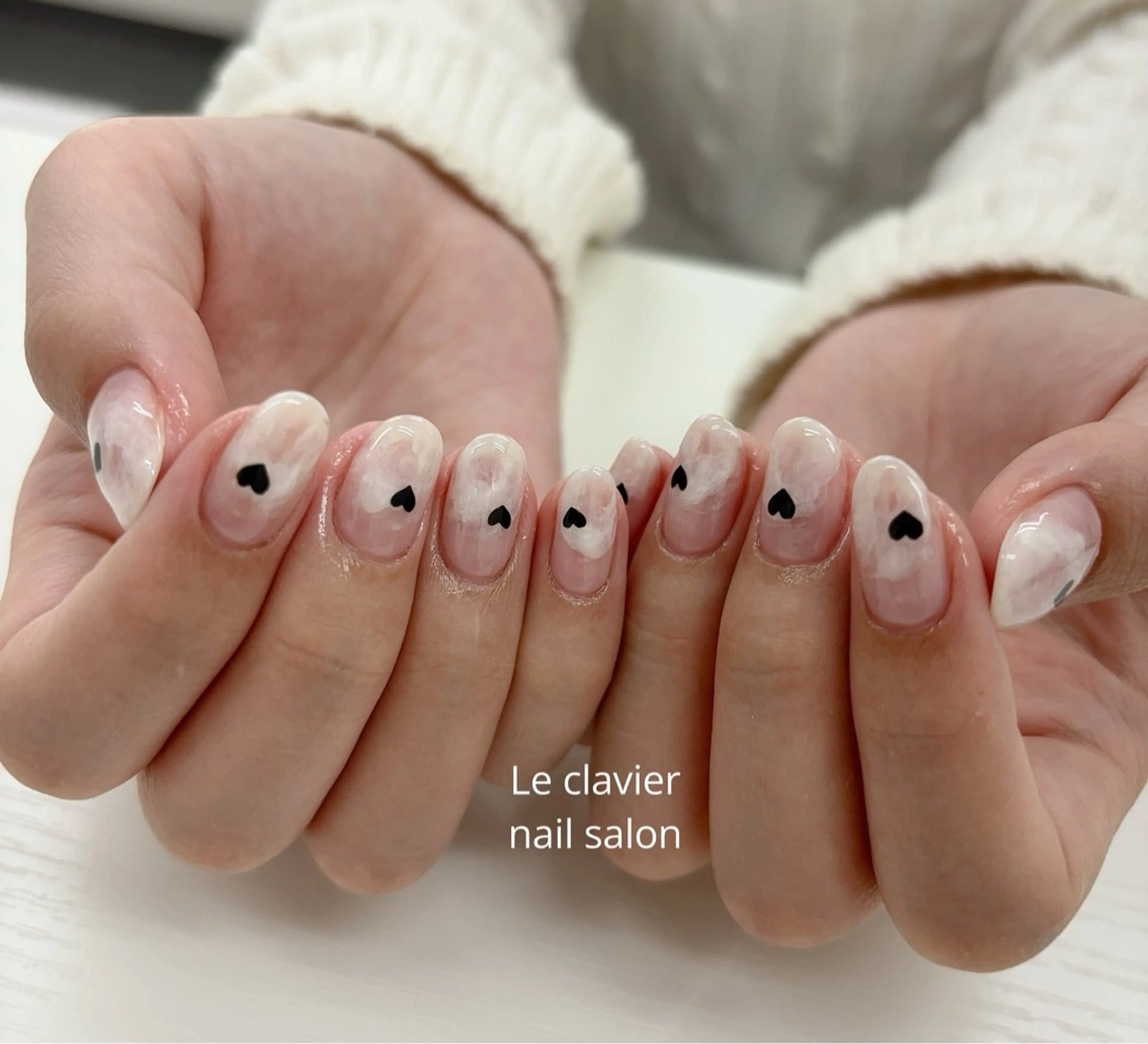 ネイル 長さ出し ジェルネイル パラジェル スカルプネイル ソフトジェル Mina Nailのネイルデザイン