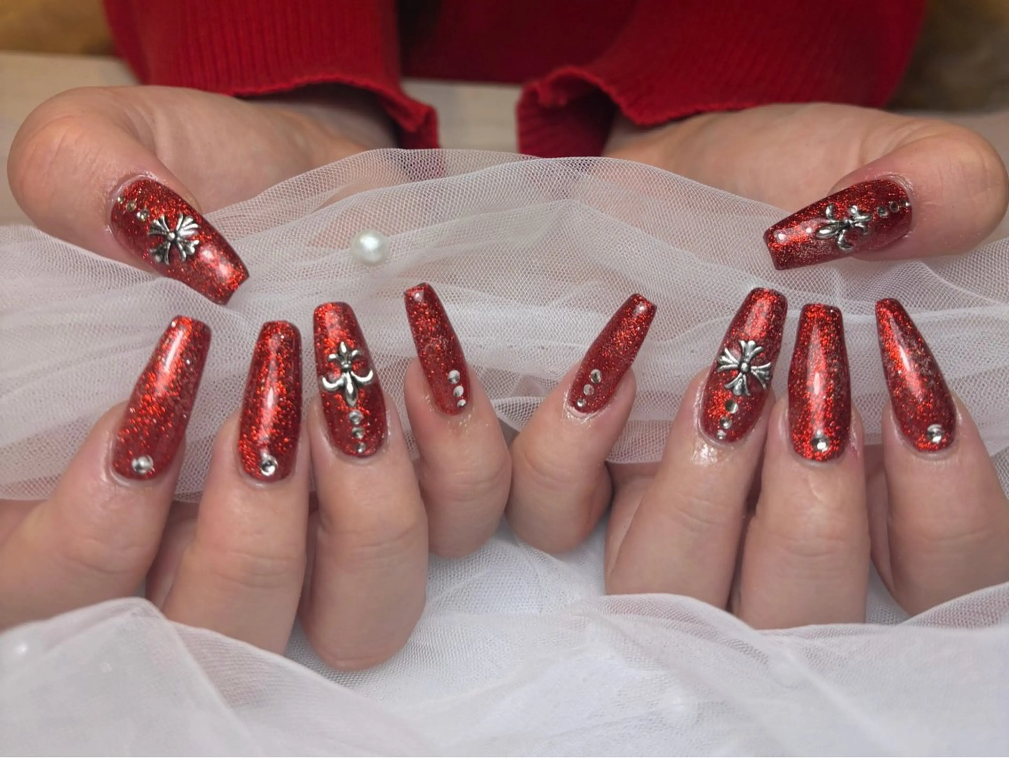 🍒アプレチップ10本長さだし🍒デザインやり放題🌟パーツ代別🫧パラジェル+500円🤍ご新規様のみ🤍初回オフ無料の写真