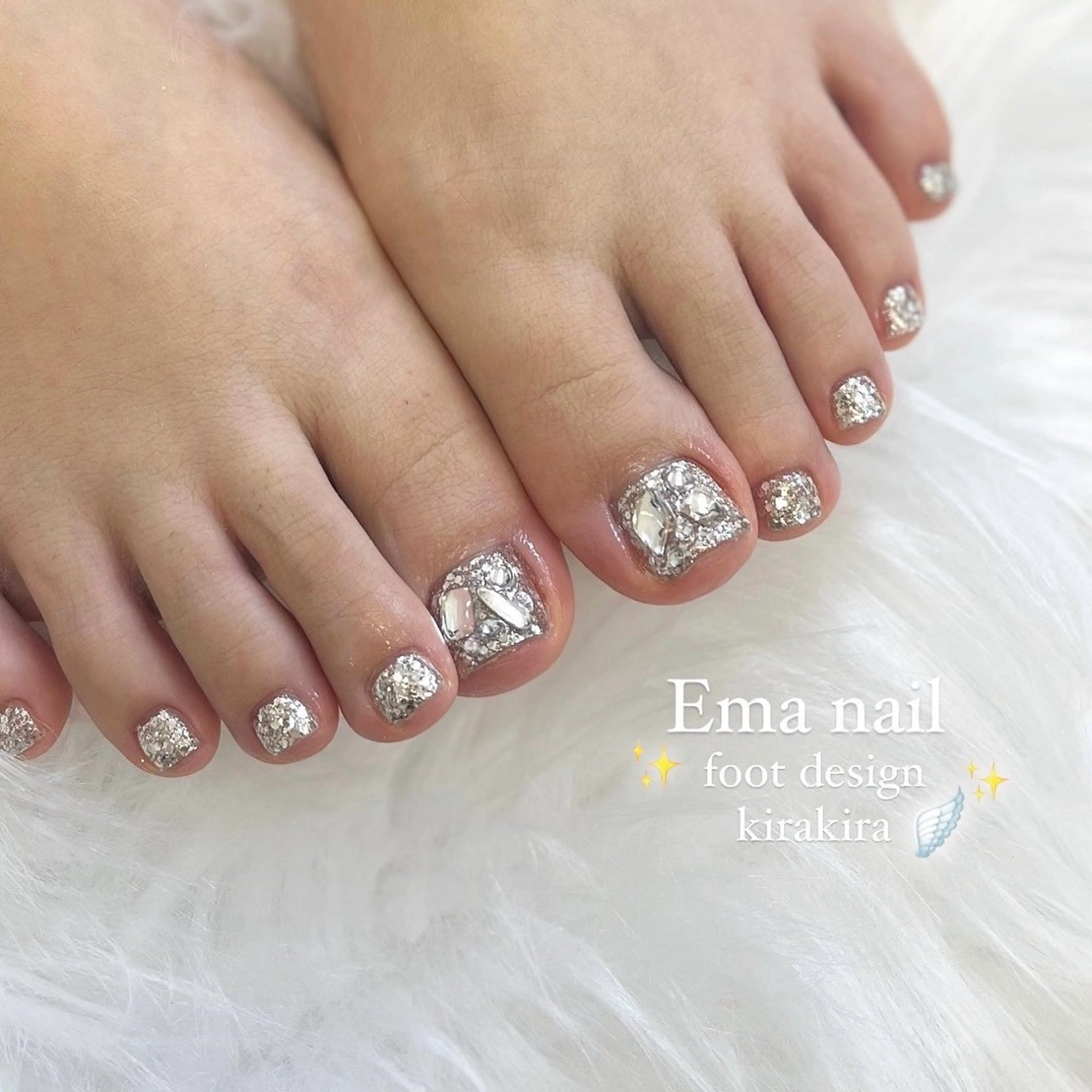 ネイル フットネイル EmaNail🎀 Haaruのネイルデザイン