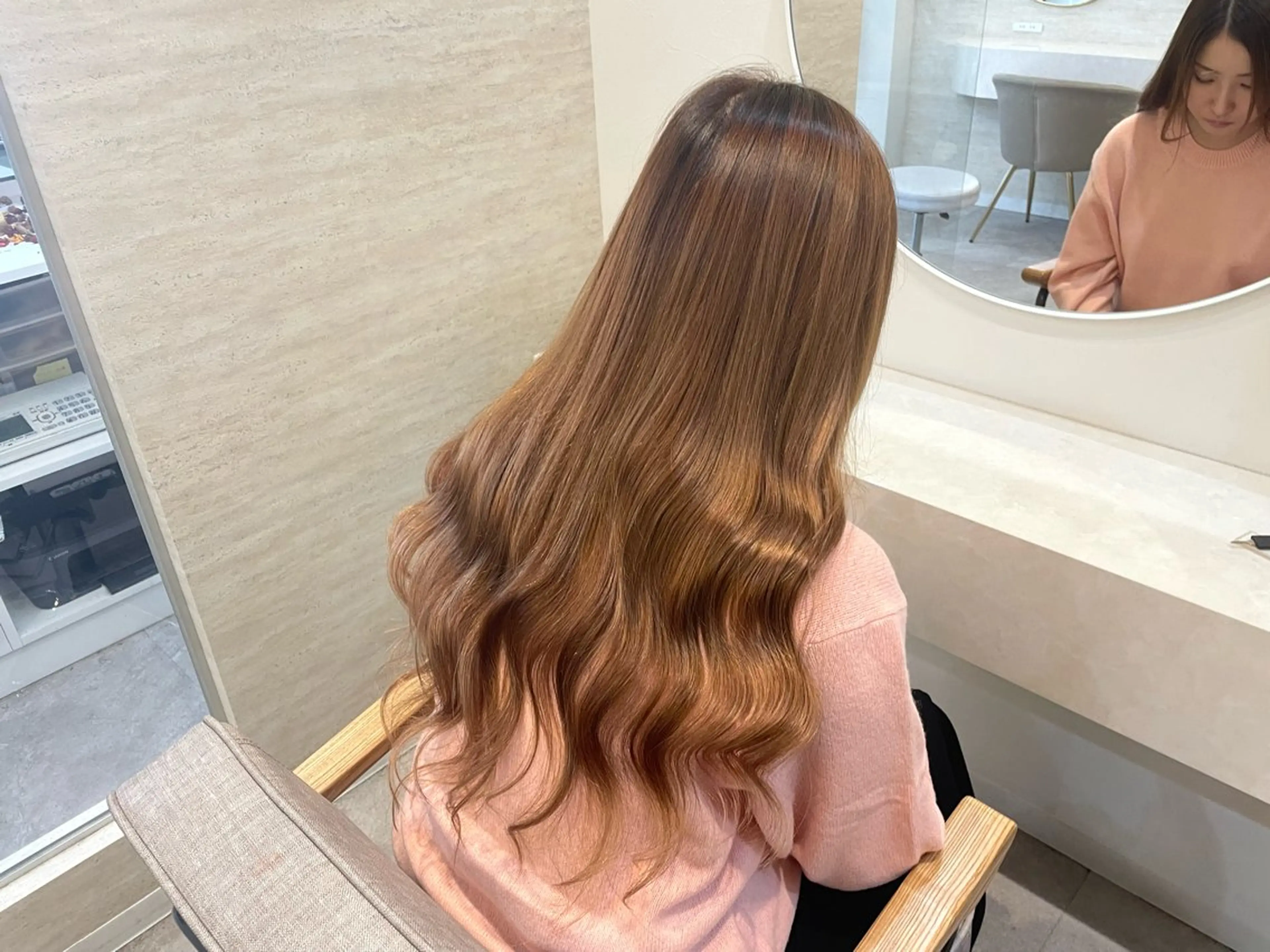 ロング カラー ヘアアレンジ 村崎乙華/透明感/ 韓国風/レイヤーのヘアスタイル