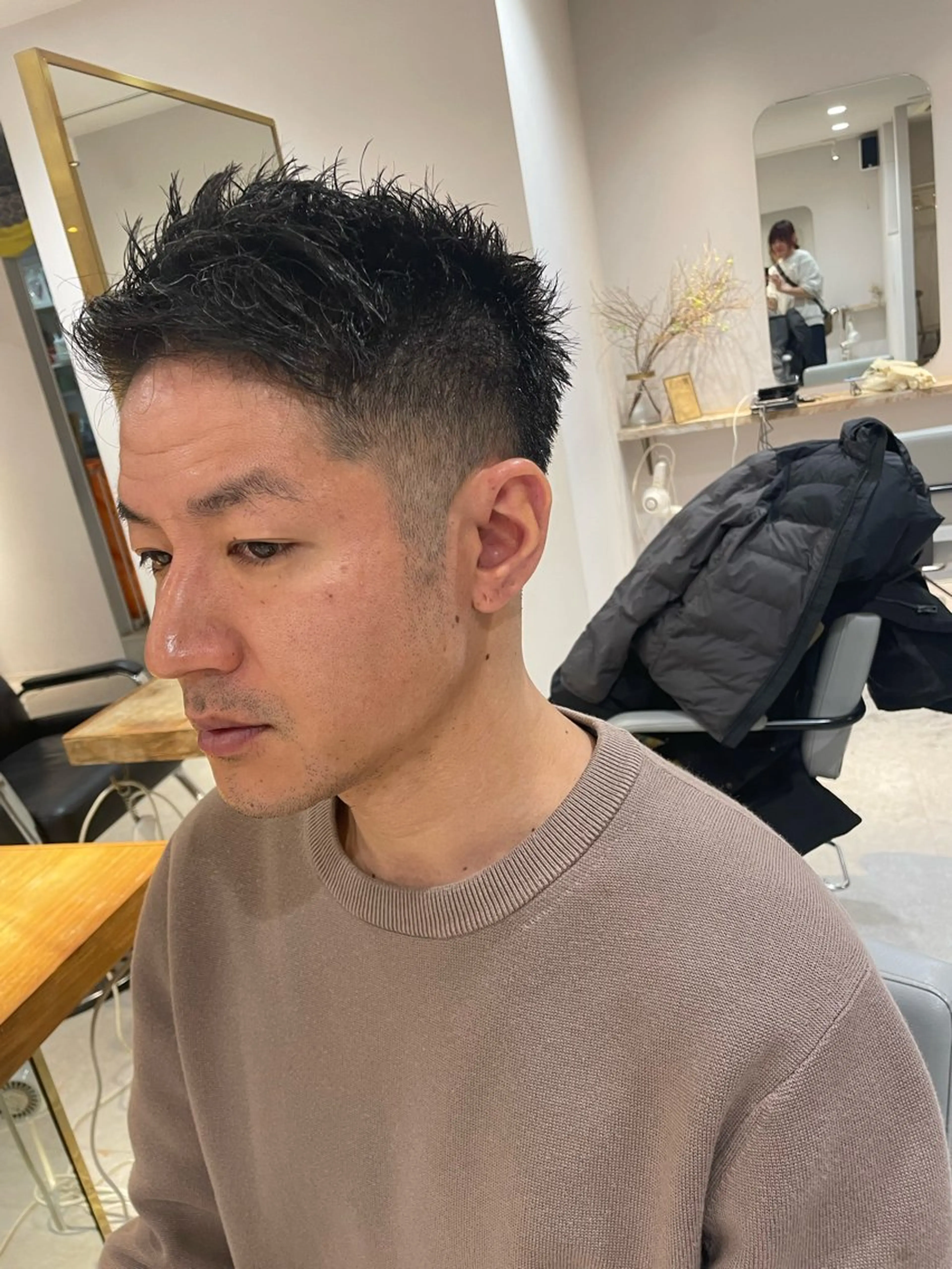 メンズ 刈り上げ 喜納 優衣のヘアスタイル
