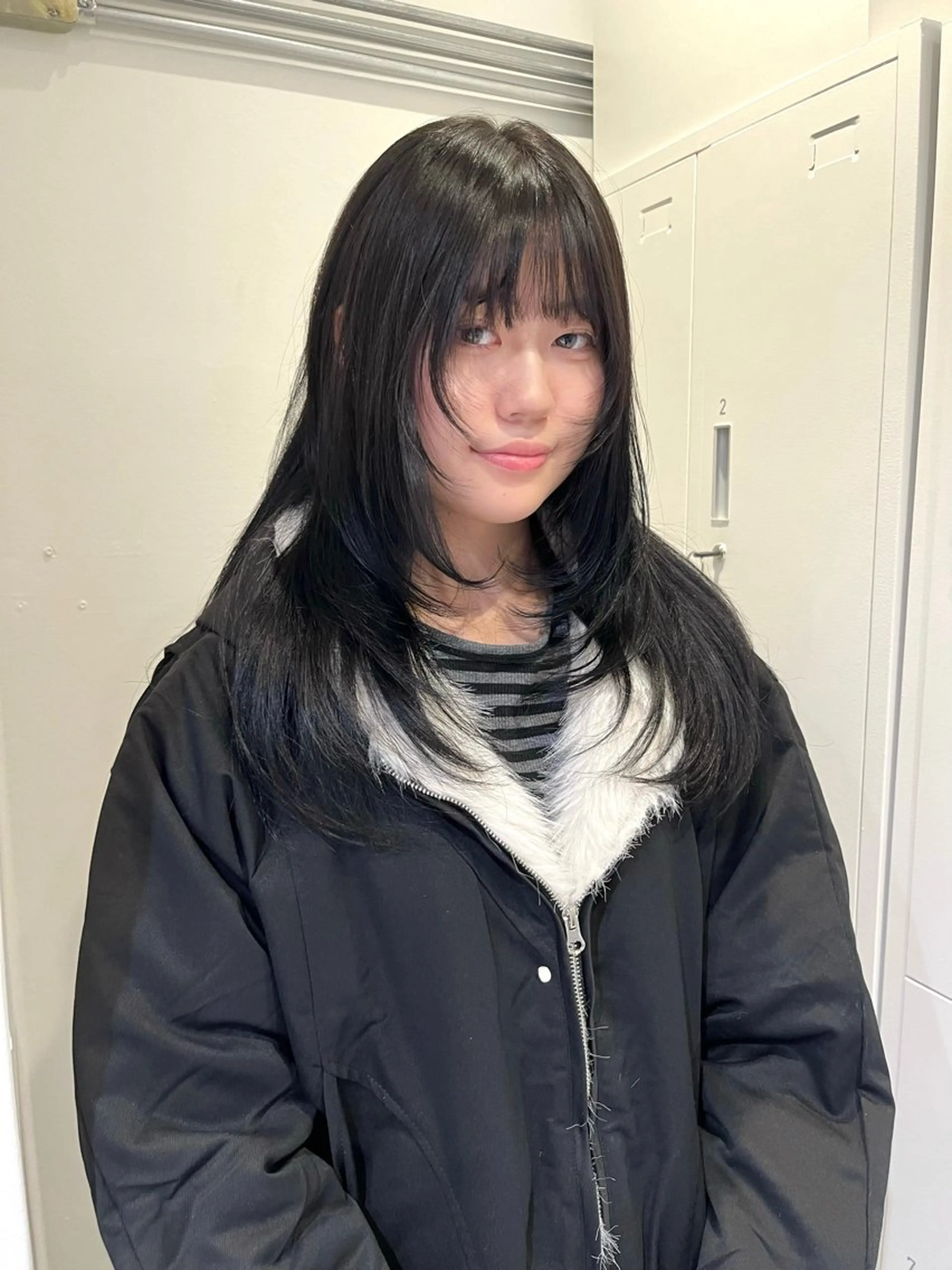 ロング カラー カット ヘアカラー レイヤーカット🍏 パーマ/ののかのヘアスタイル