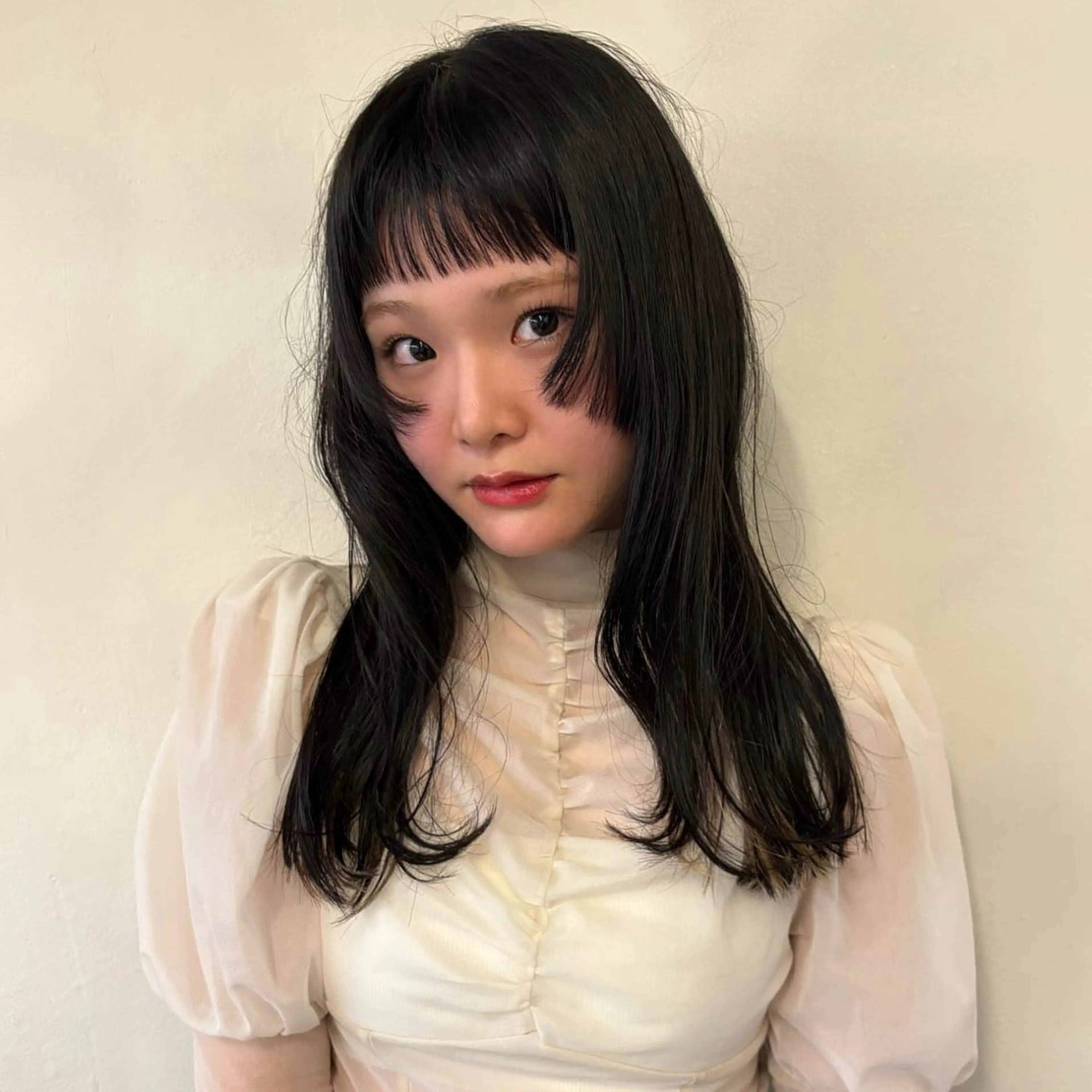 セミロング 似合わせデザイン໒꒱ rioのヘアスタイル