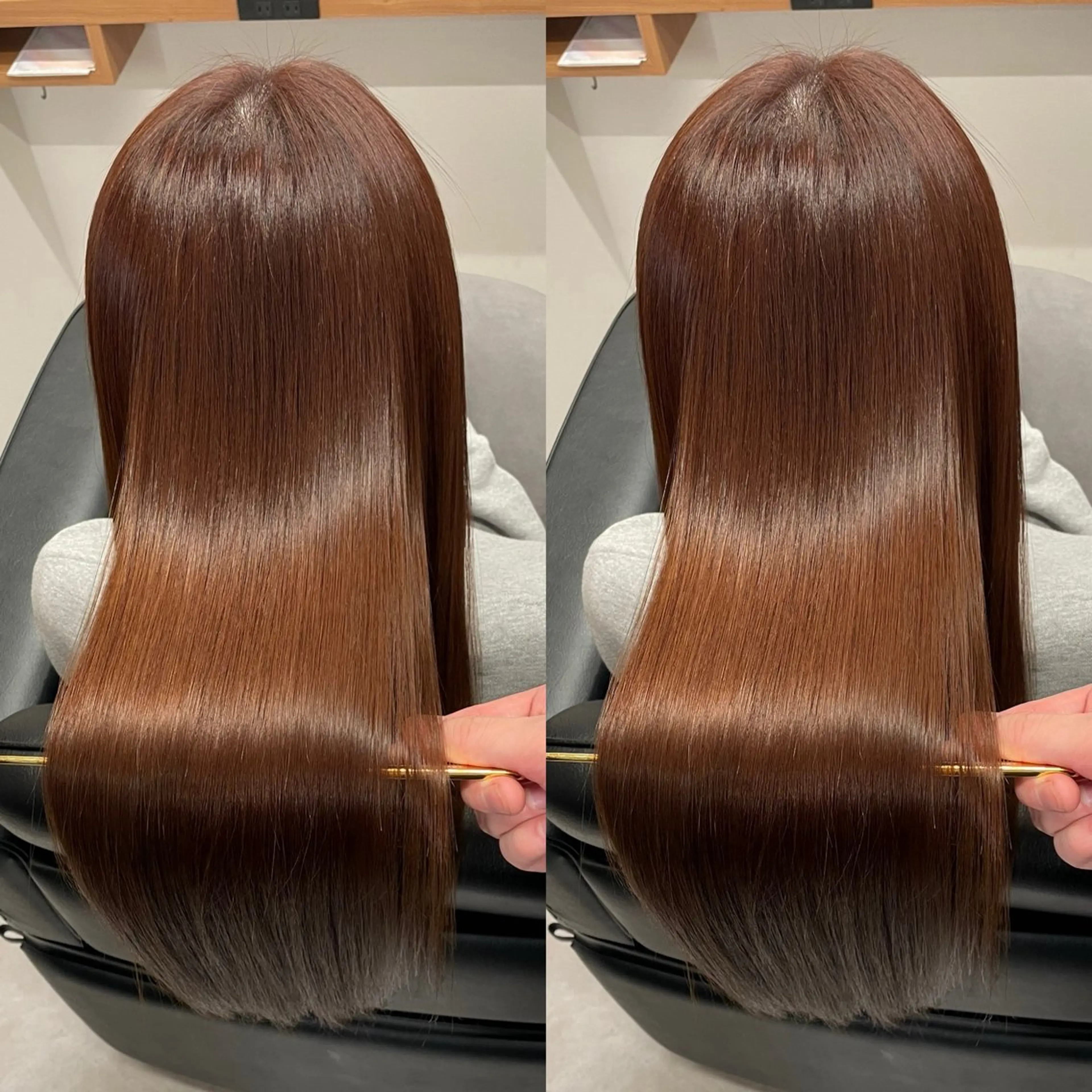 ロング カット ヘアカラー トリートメント 新宿No.1艶髪矯正 美艶カラー/FUKAのヘアスタイル