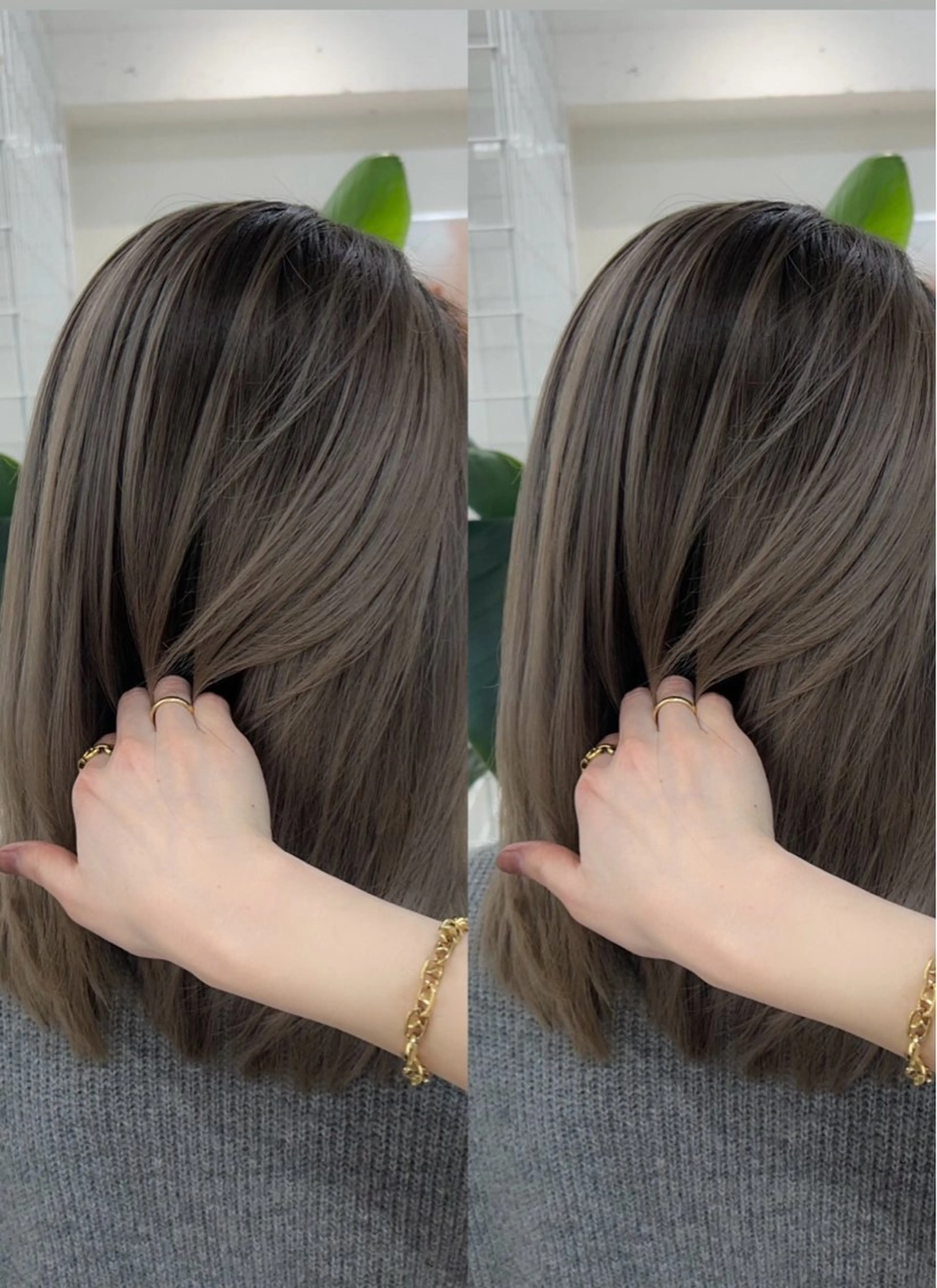 ロング カラー フェード・メッシュ ハイトーン/fumaのヘアスタイル