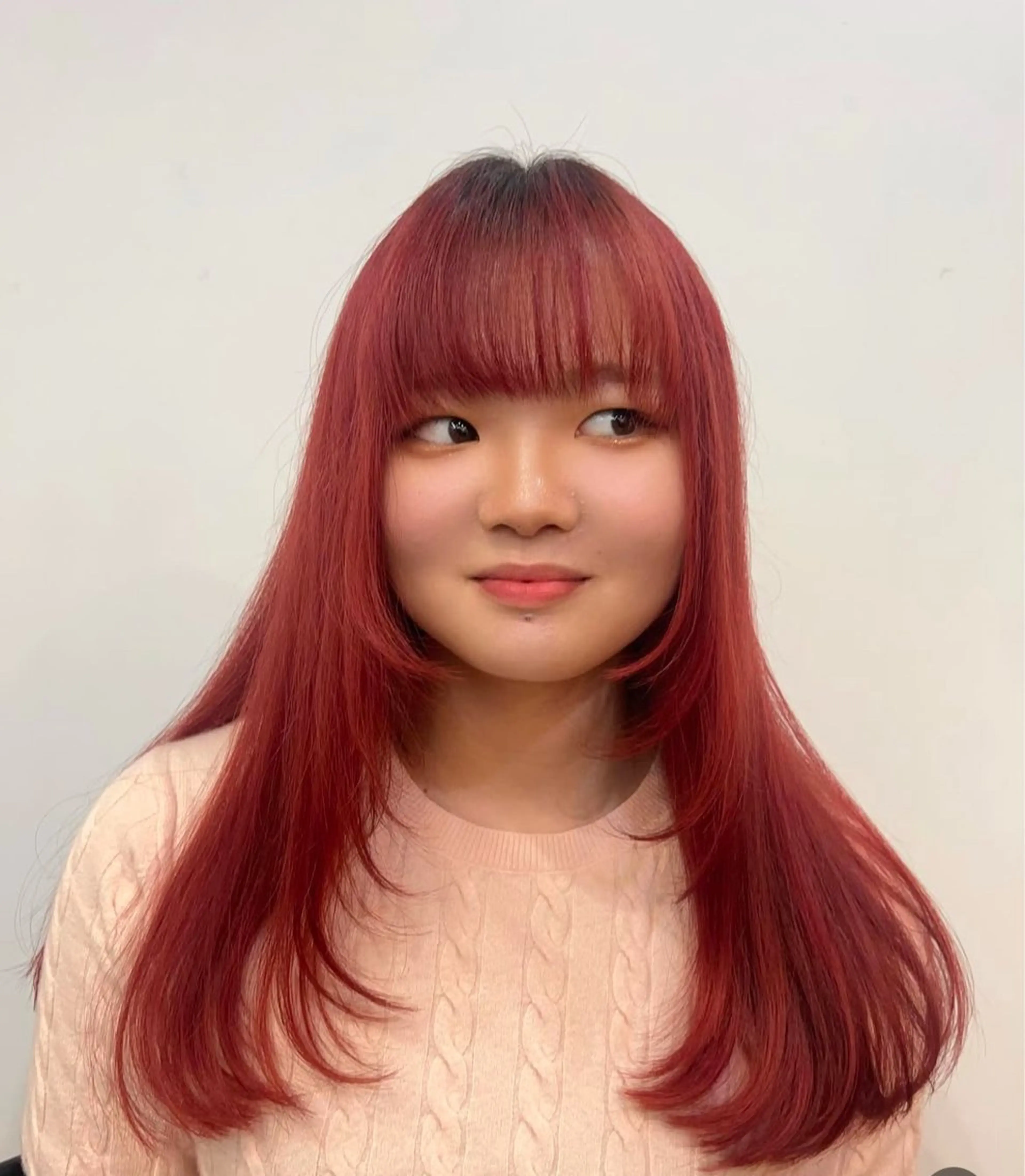 ロング カラー こむぎ/ky-go6 ボブ/レイヤーのヘアスタイル