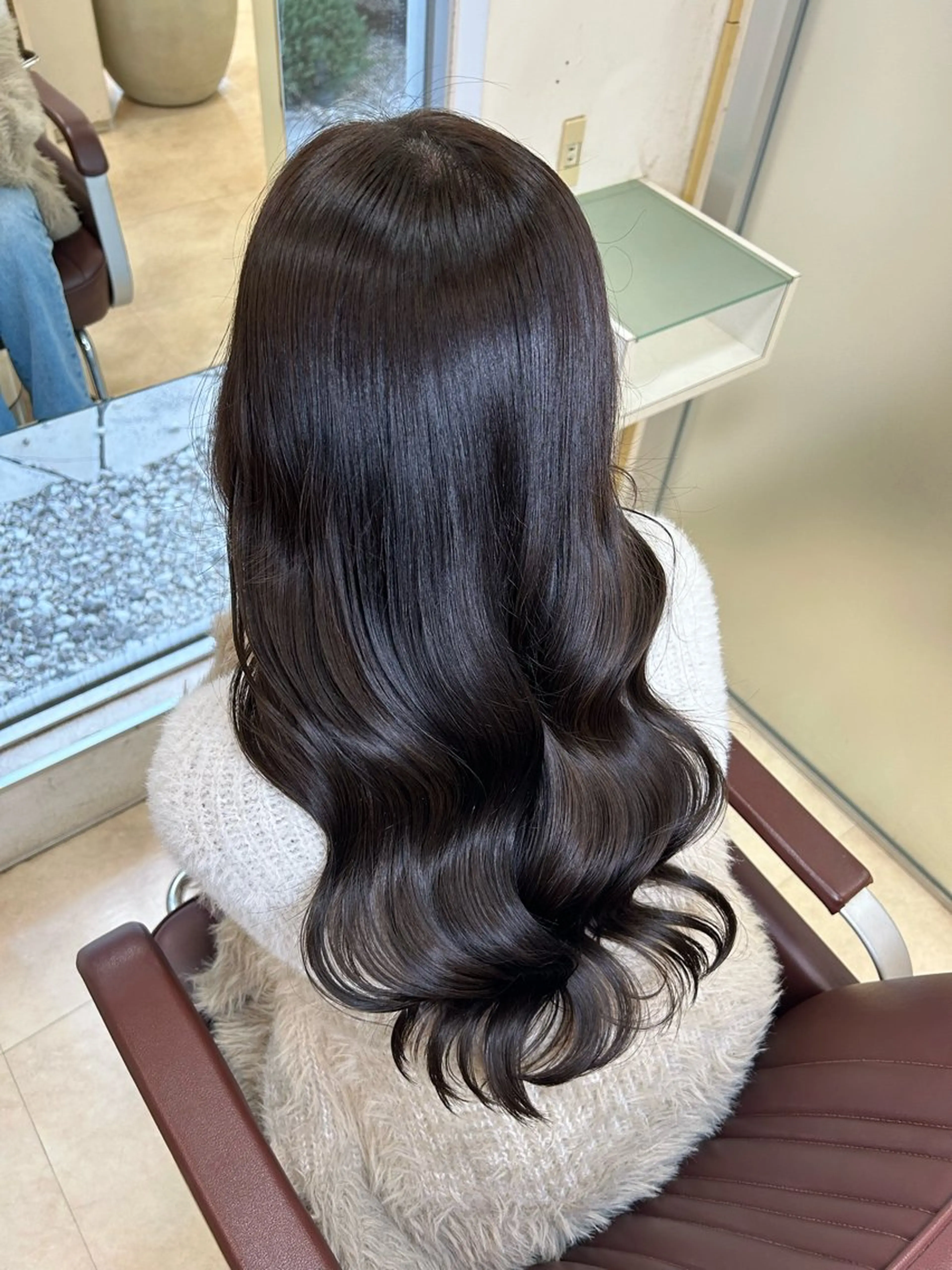 ロング カット ヘアカラー トリートメント 髪質改善/ボブ 熊谷瑛美佳のヘアスタイル