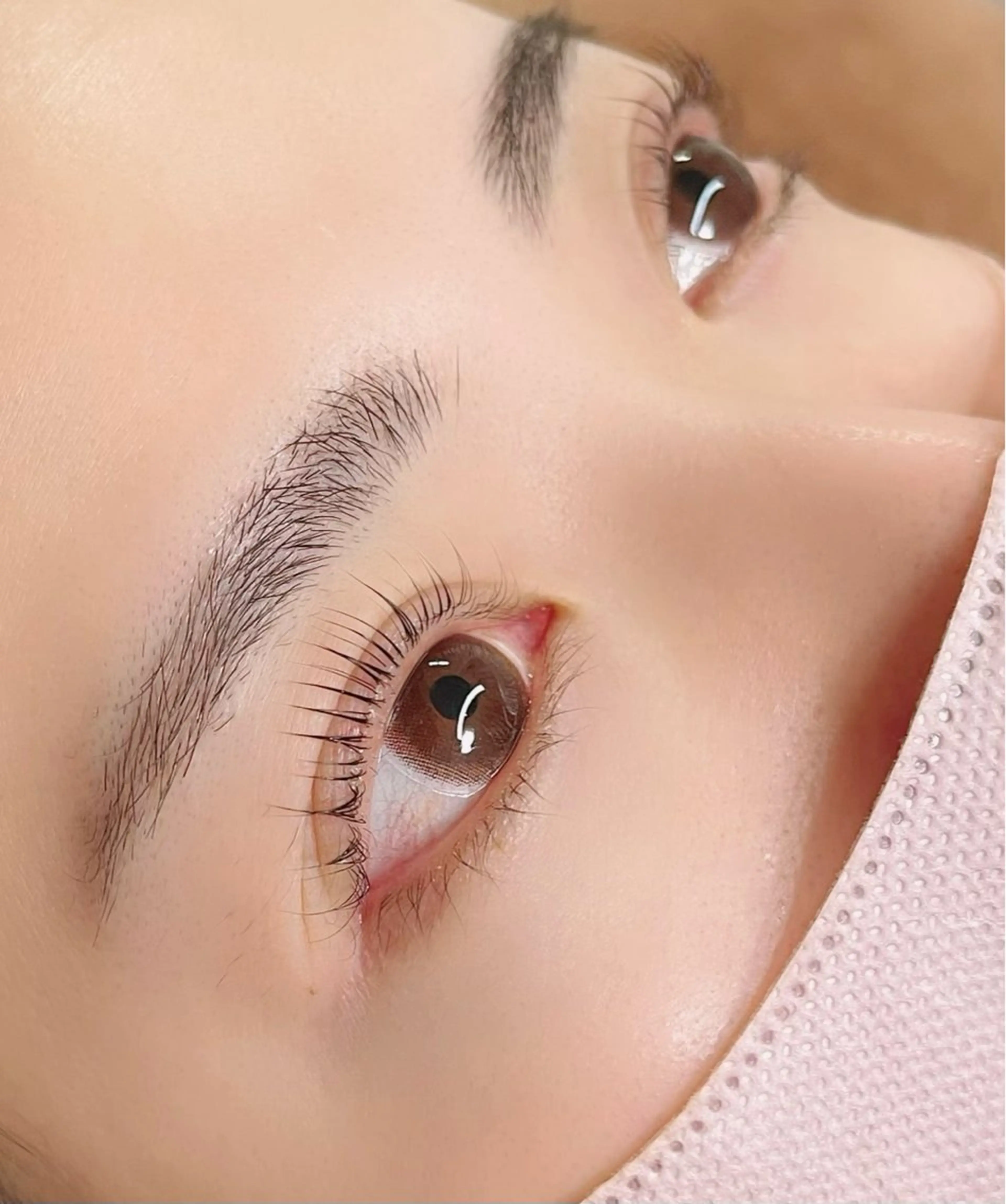 マツエク・マツパ フラットラッシュ パリジェンヌラッシュリフト まつげパーマ 一重×まつ毛パーマ ボリュームラッシュ マツパ Charme 五反田・不動前・目黒のマツエク・マツパデザイン