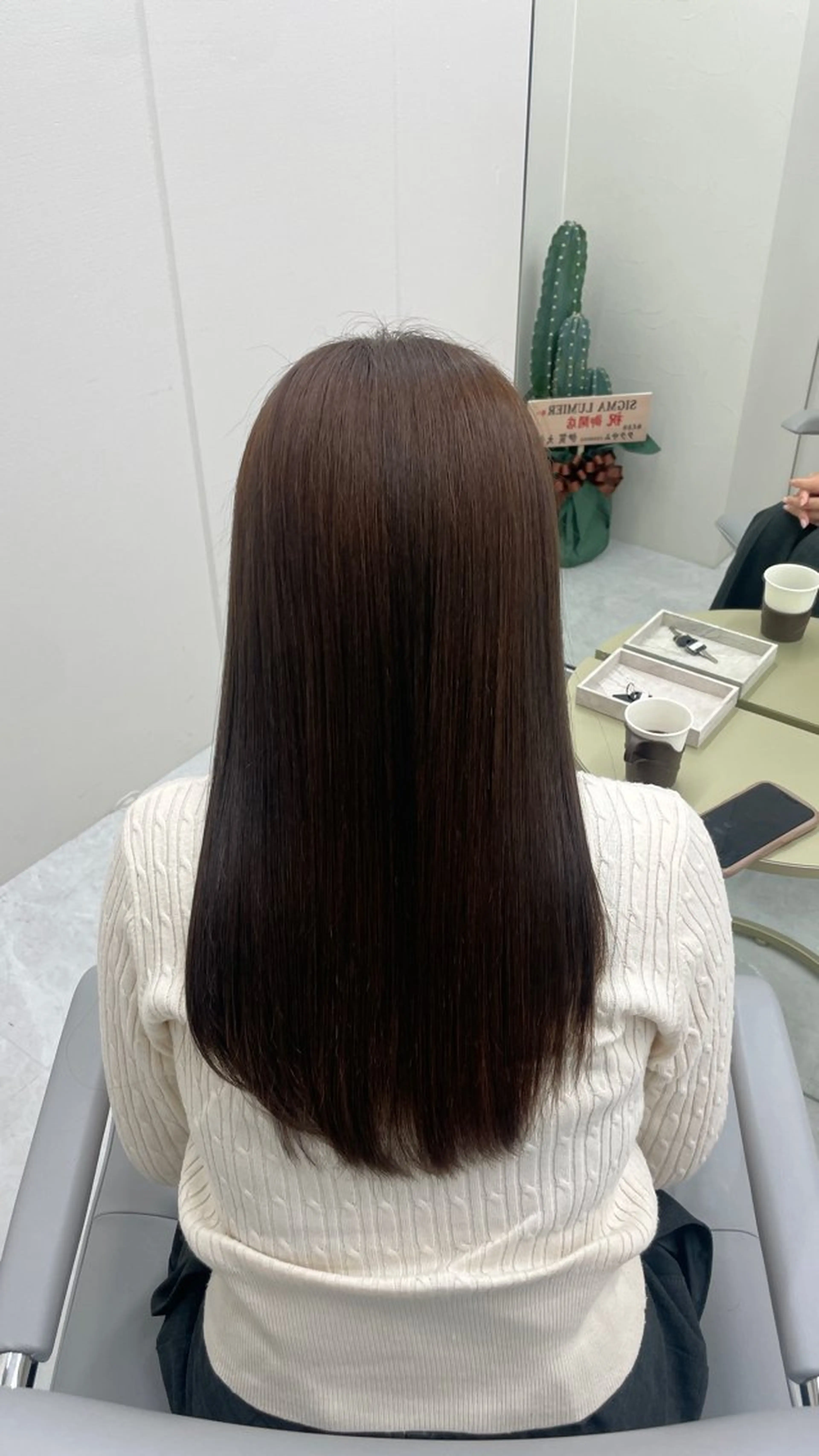 カラー ベージュカラー オリーブベージュ ヘアカラー なつみ/ 大阪福島のヘアスタイル