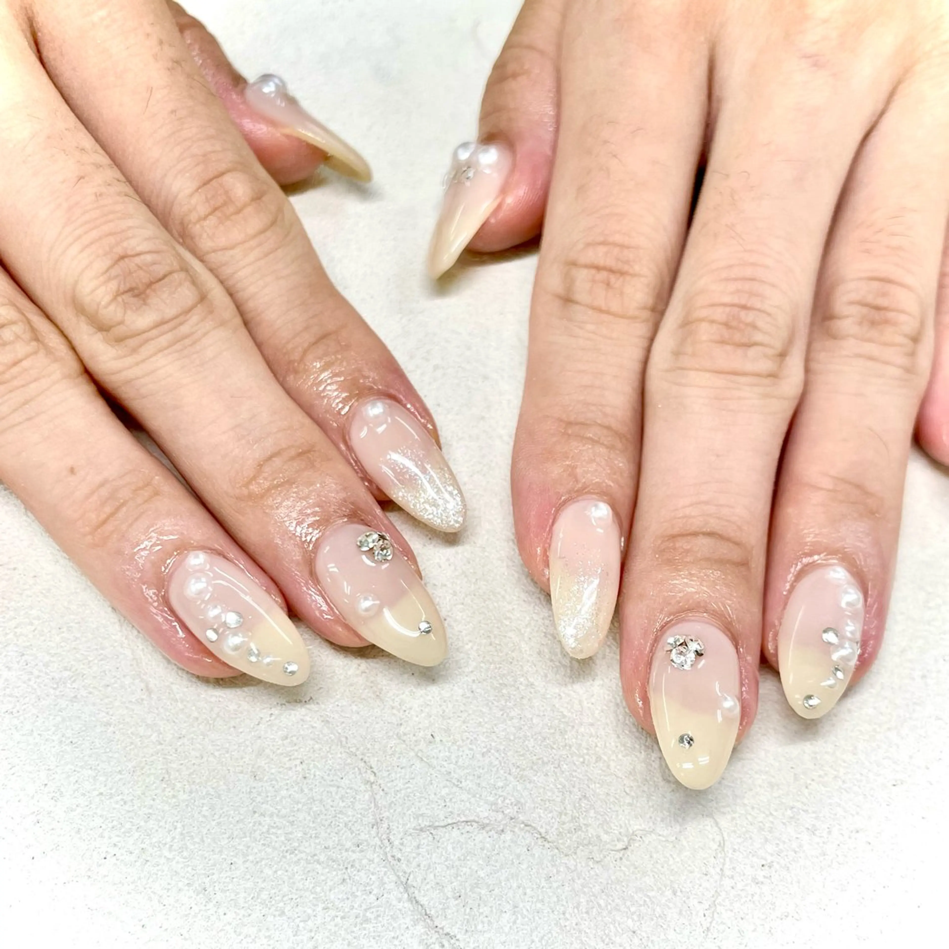 ネイル ハンドネイル Bianca🎀 ONODERAのネイルデザイン