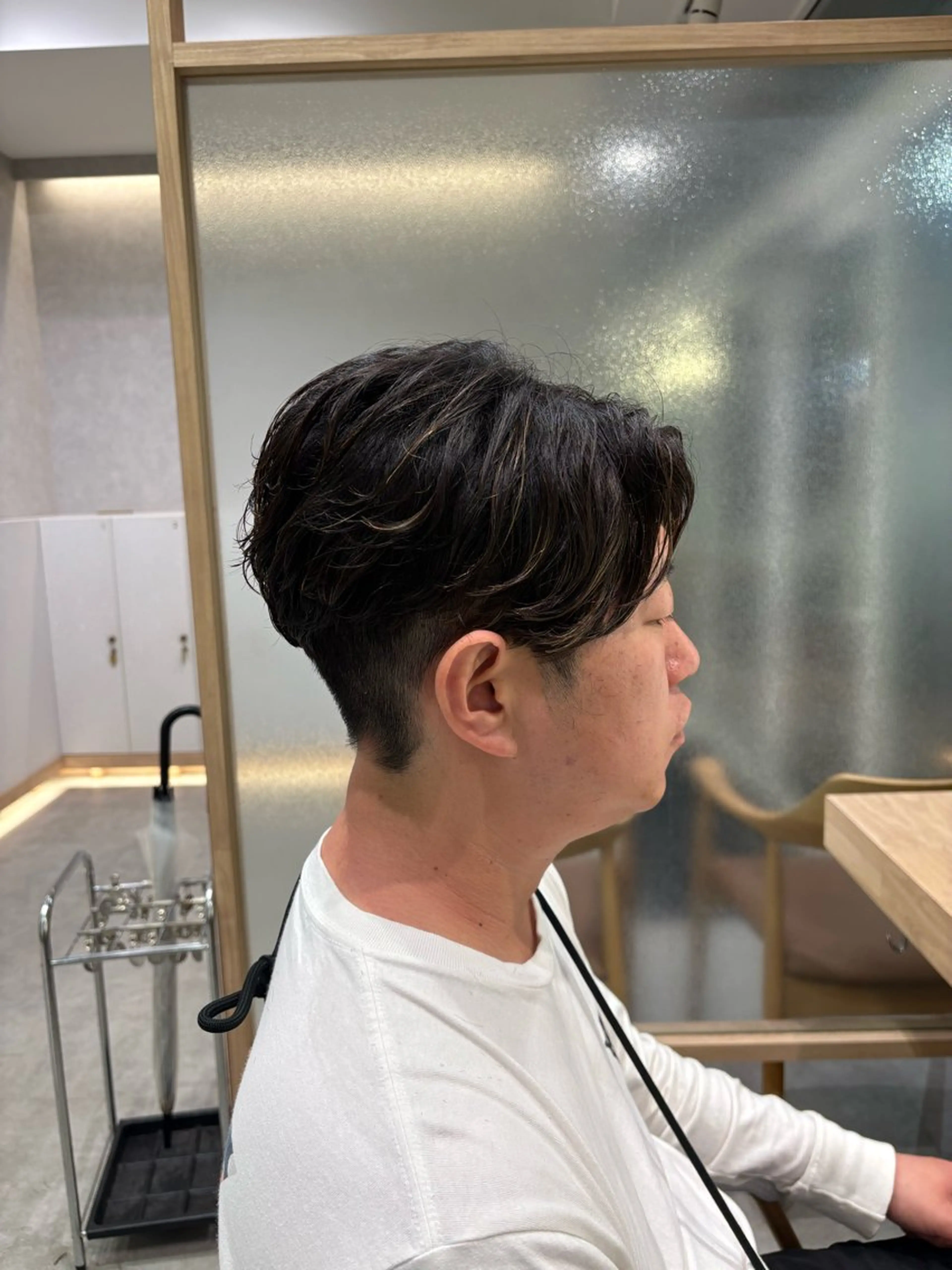 パーマ メンズ カット パーマ メンズパーマ& 透明感カラー✨レオのヘアスタイル