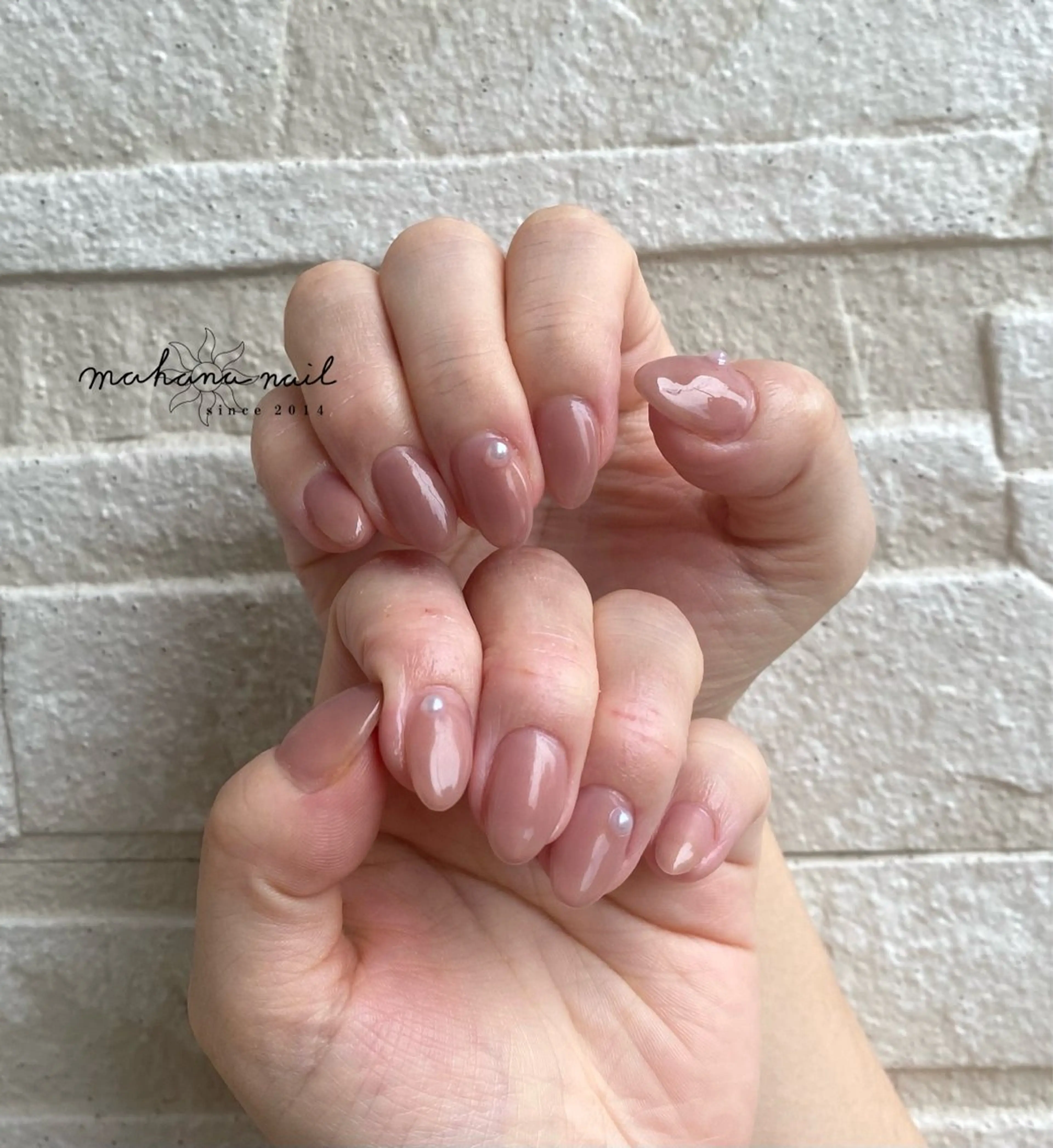 ネイル ワンカラーネイル mahana nailのネイルデザイン