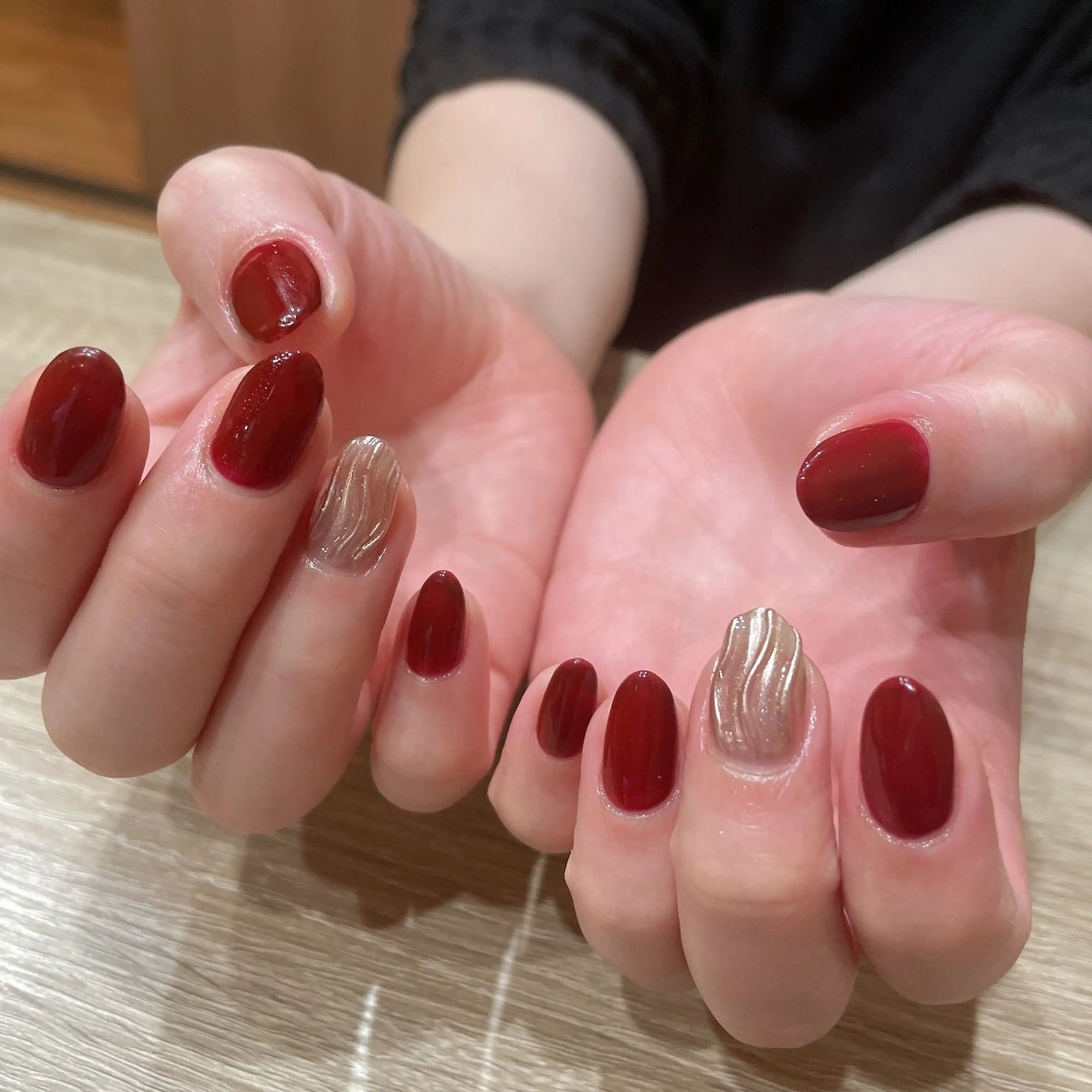 ネイル ミラーネイル ハンドネイル liberté所属・liberté🫧 新小岩のネイルデザイン