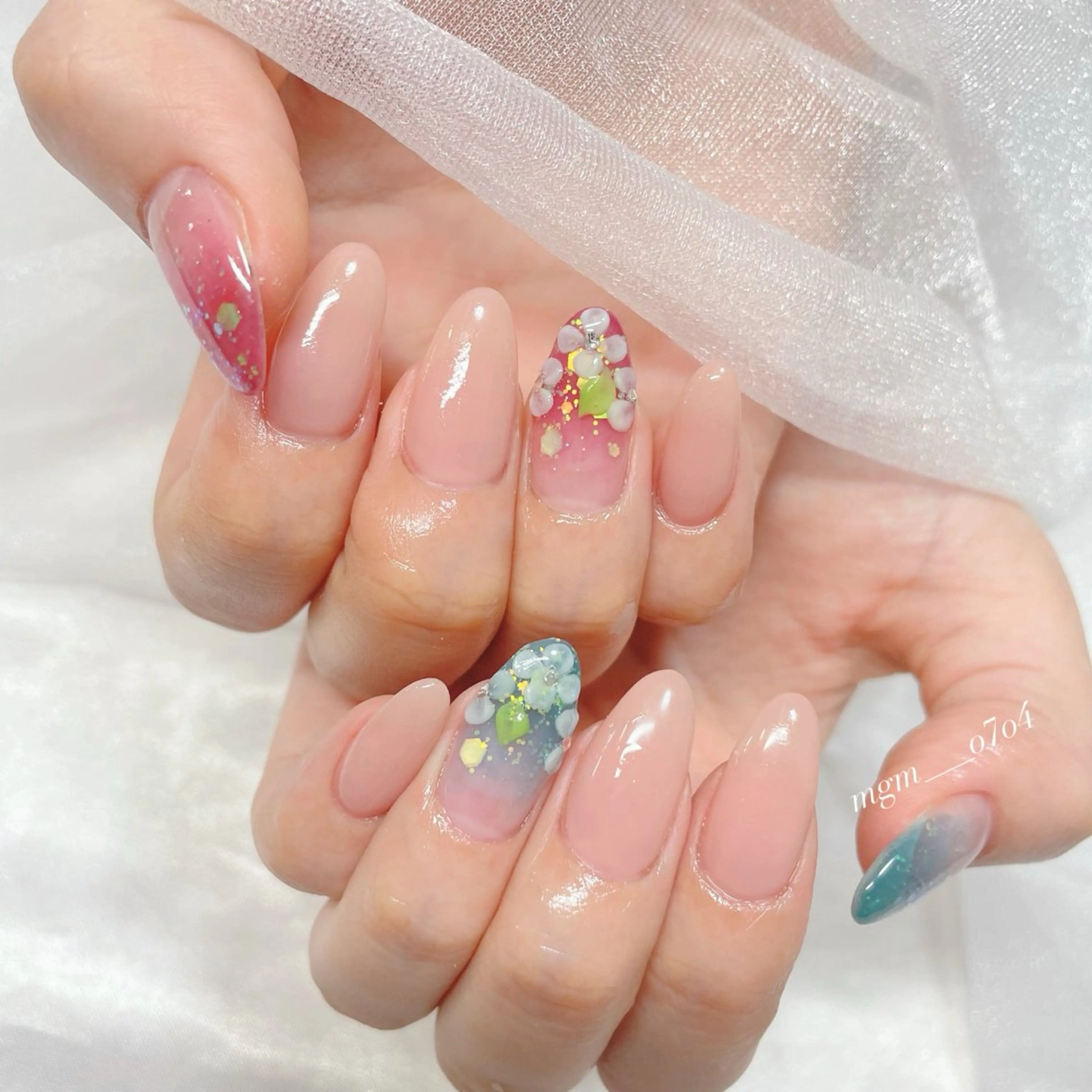 ネイル アートネイル ハンドネイル ハンドケア MoON...❤︎ MeGuのネイルデザイン