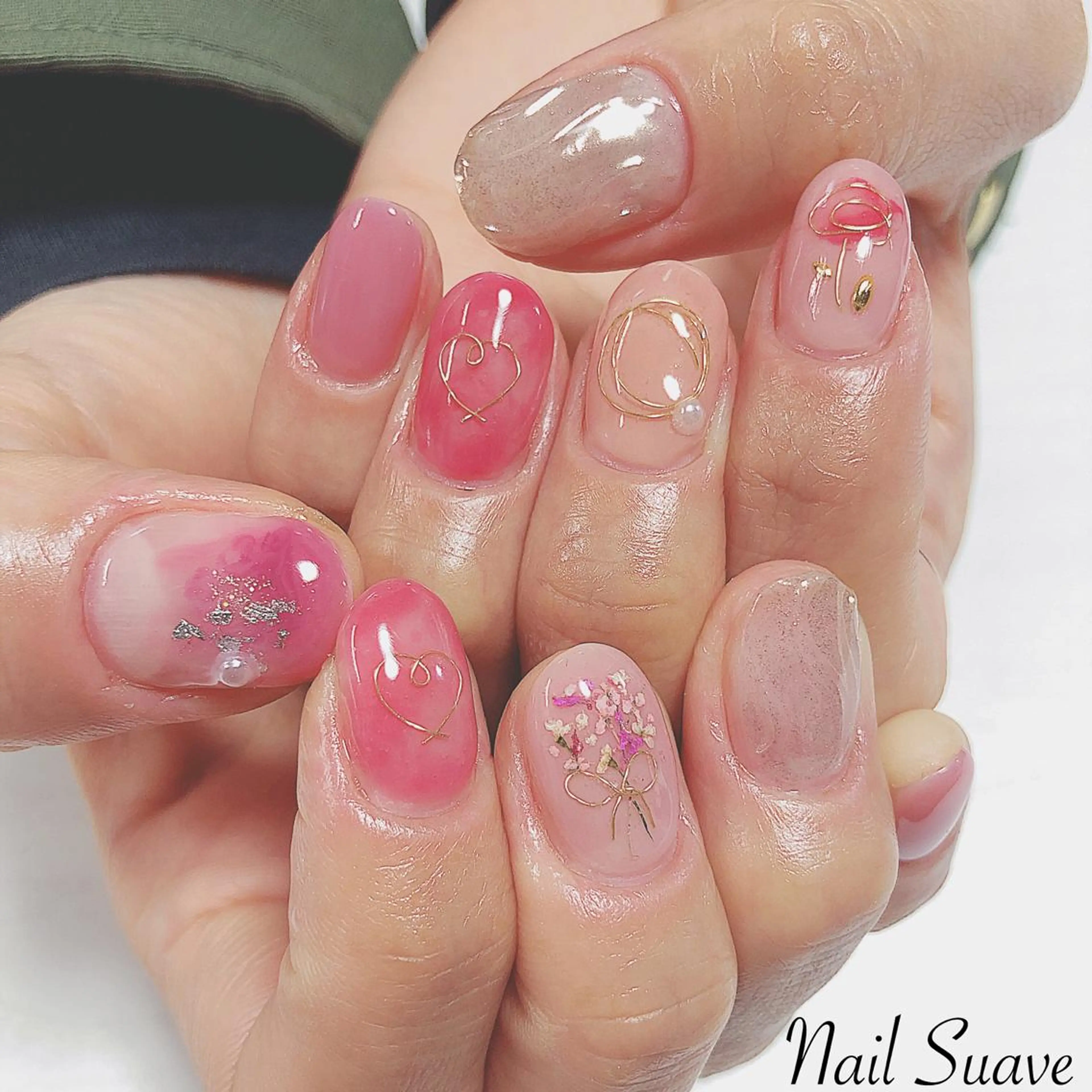 ネイル 春ネイル Nail Suave (シュアーヴ)のネイルデザイン
