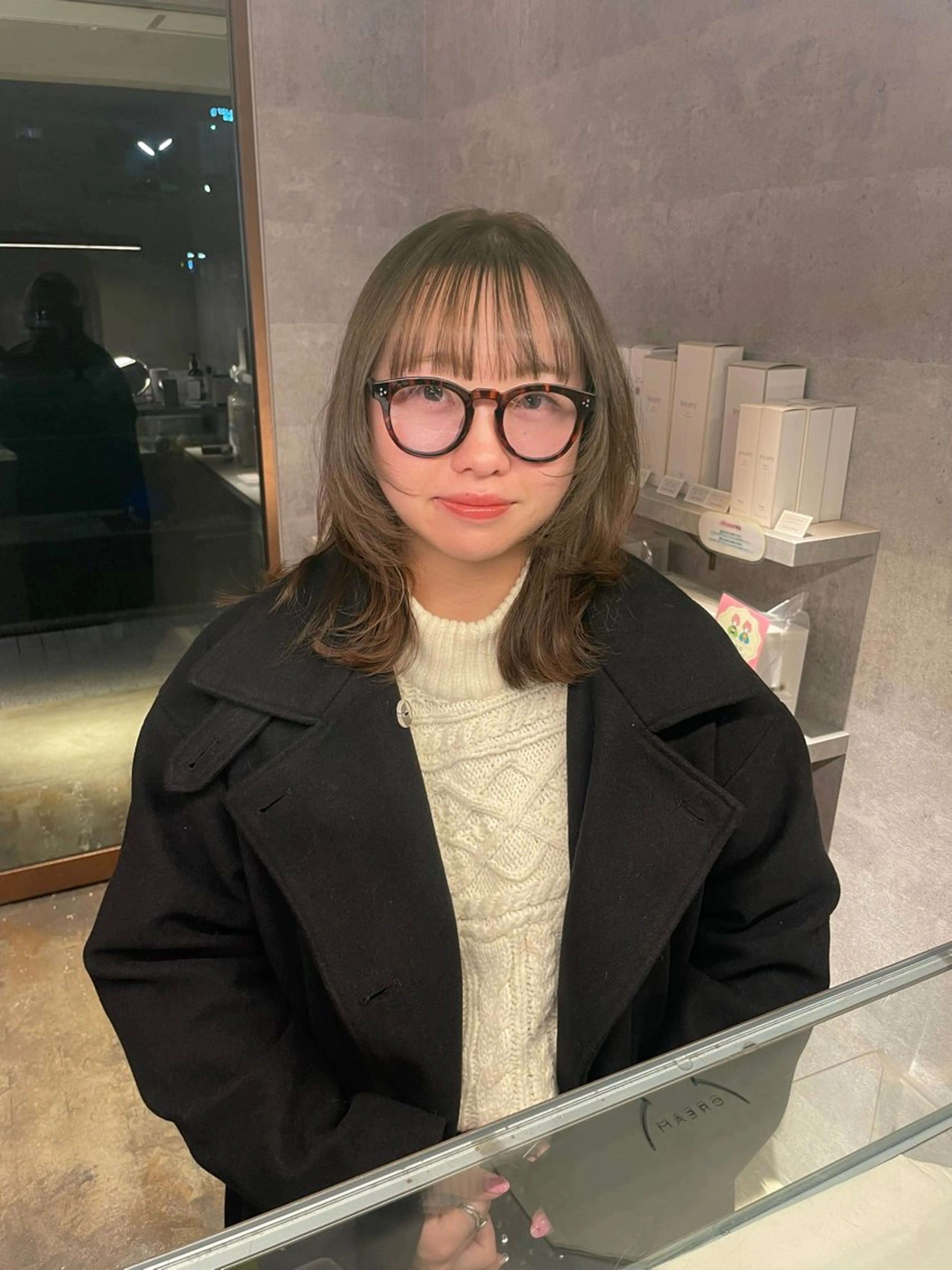 カラー 鎌田 梨瑚のヘアスタイル