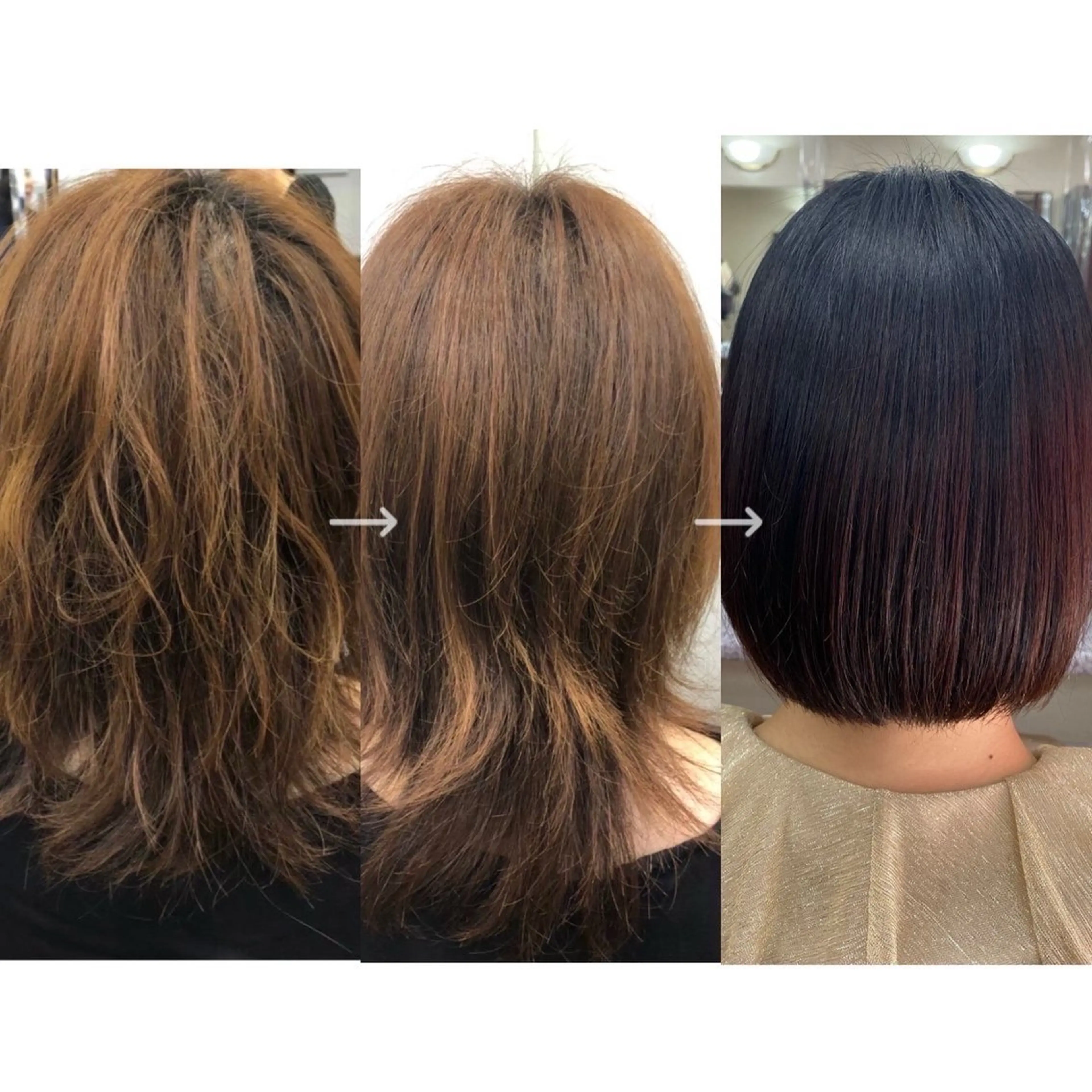 ミディアム カラー カット ヘアカラー コゾノ ミキコのヘアスタイル