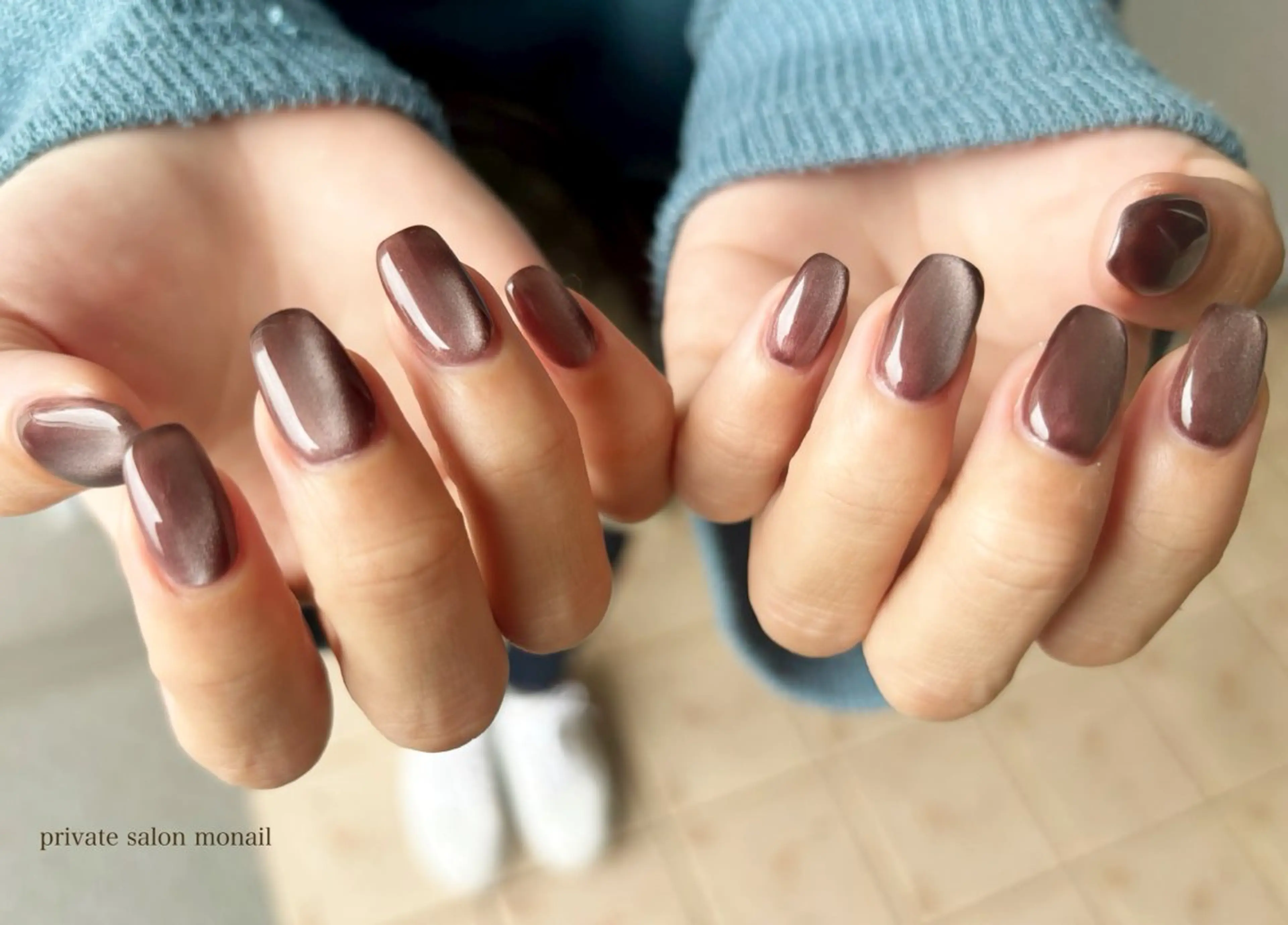 ネイル マグネットネイル ハンドネイル nail salon monailのネイルデザイン