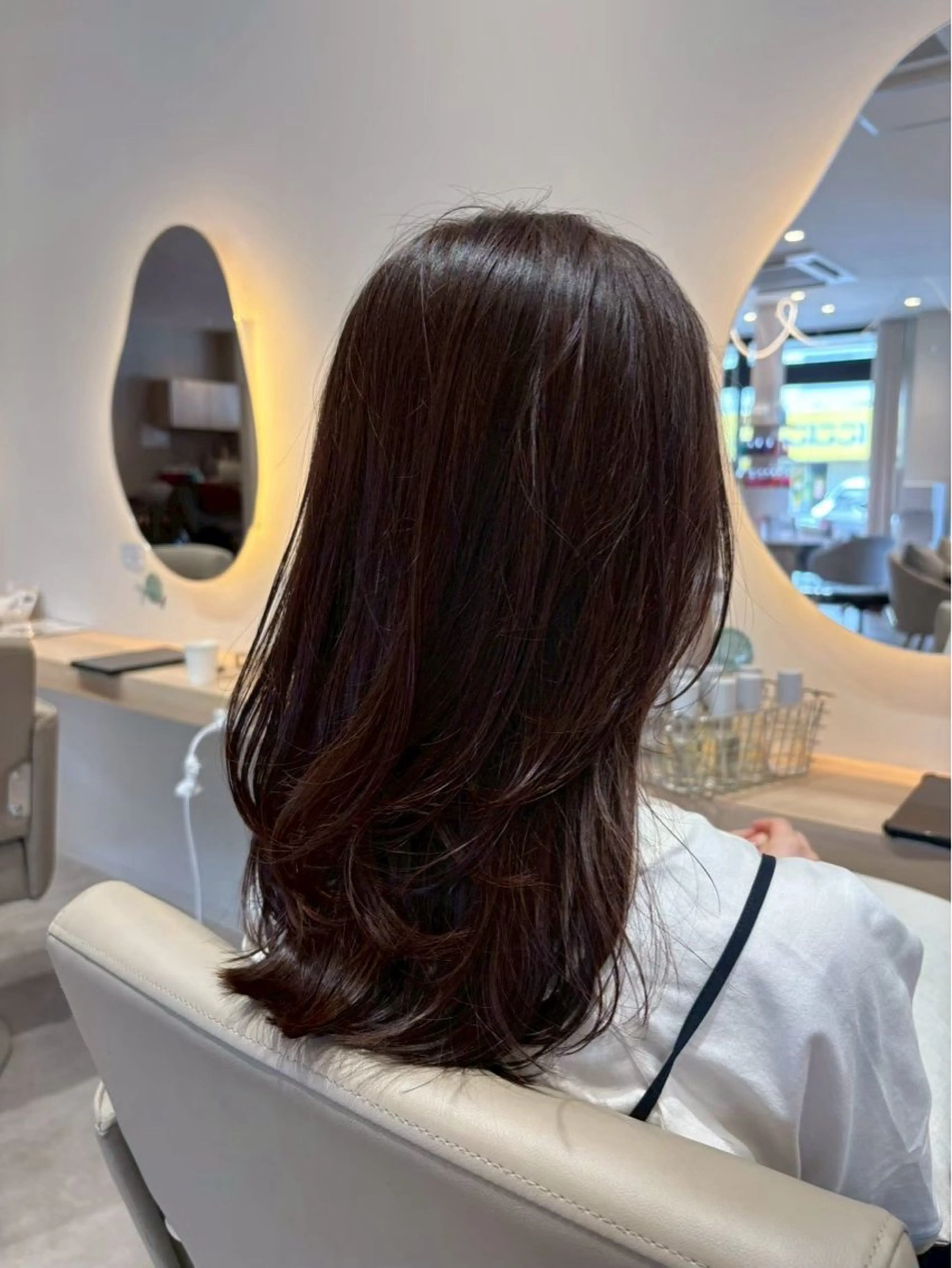 ロング カラー ヘアカラー トリートメント aiko🥣🫧 【blanc】のヘアスタイル