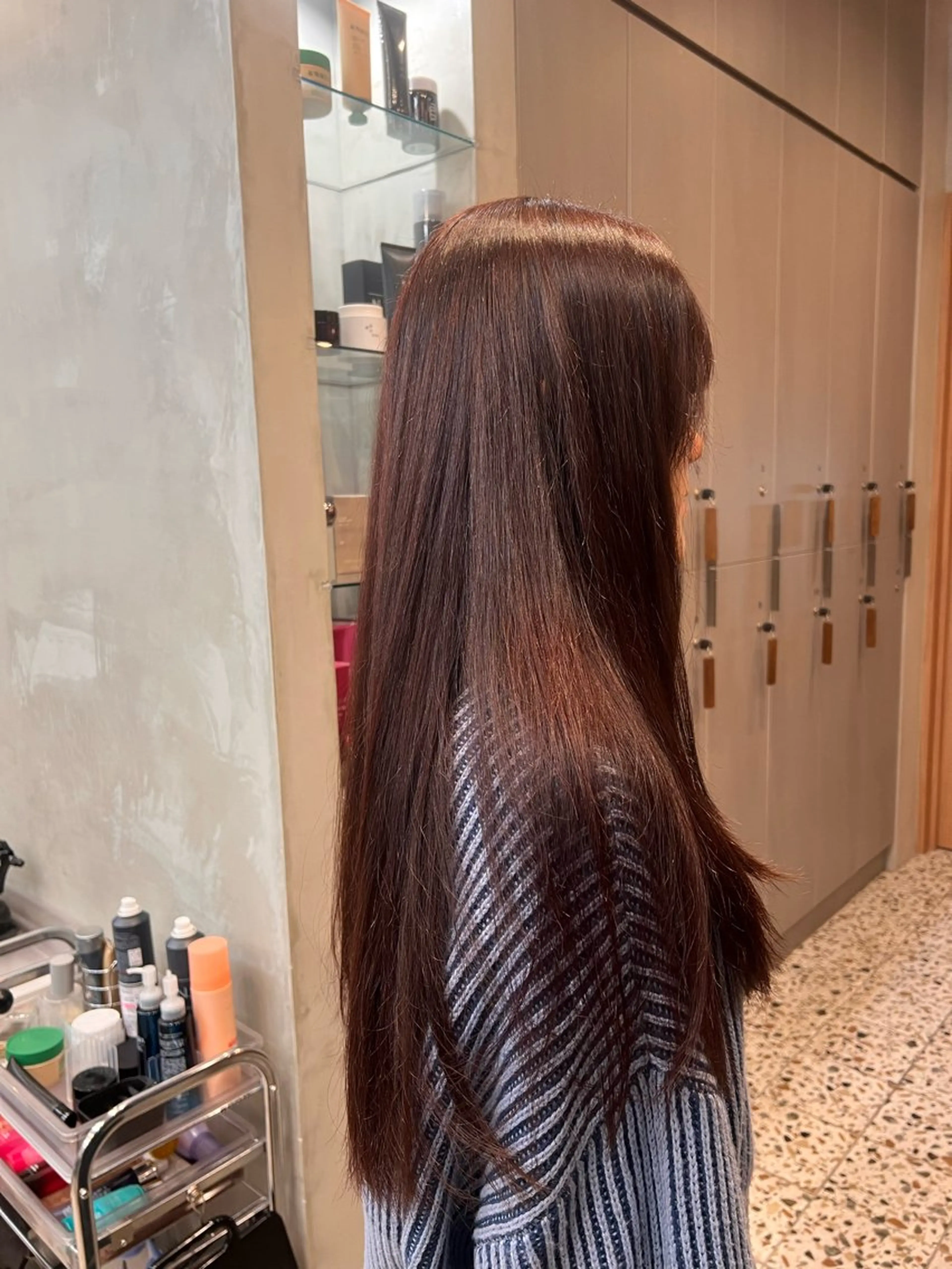 カラー ブラウンカラー レッドカラー elima. 池田紗矢香💝のヘアスタイル