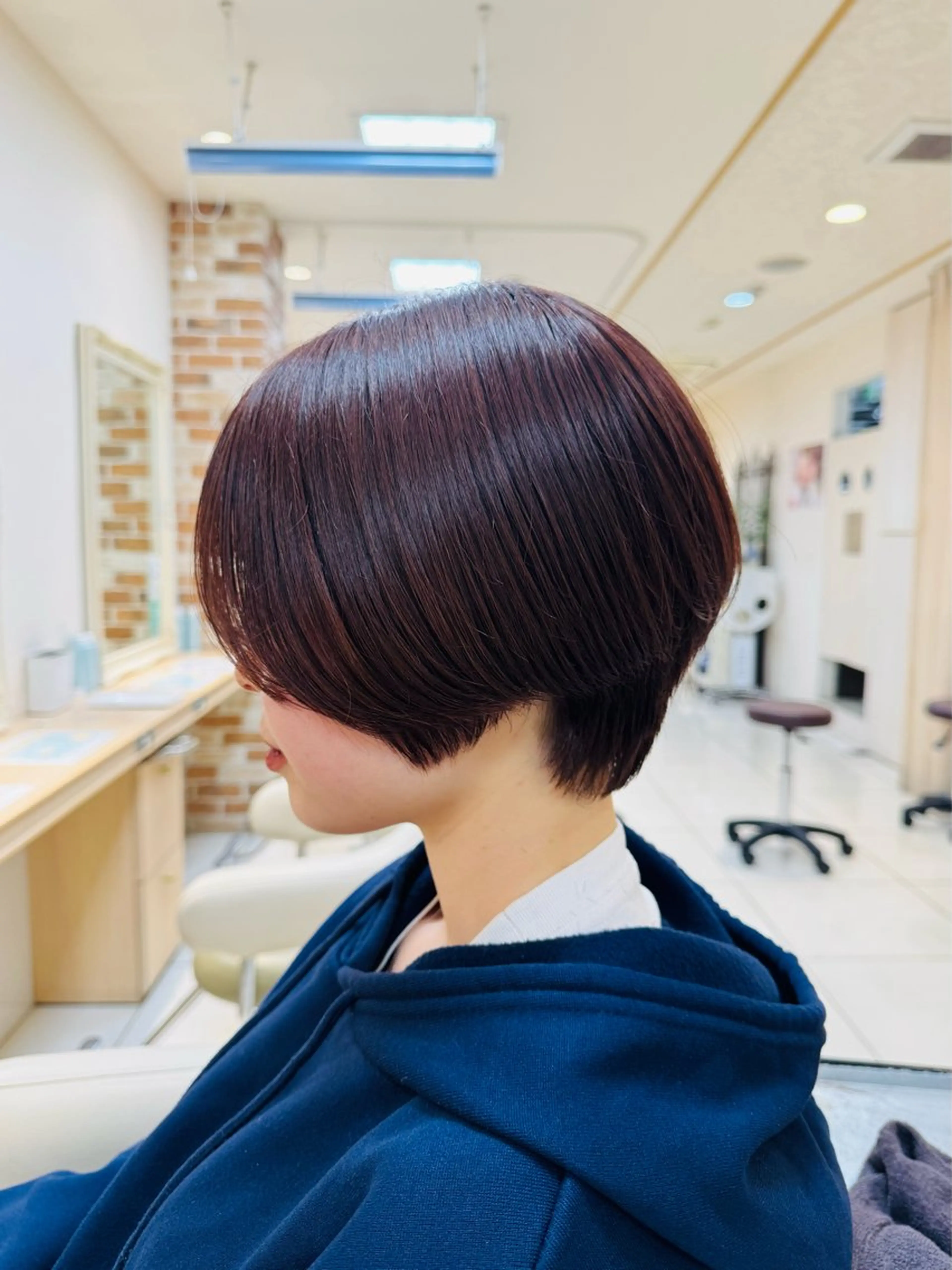 ショート カラー ショートヘア COA GINZA 成嶋秀晟のヘアスタイル