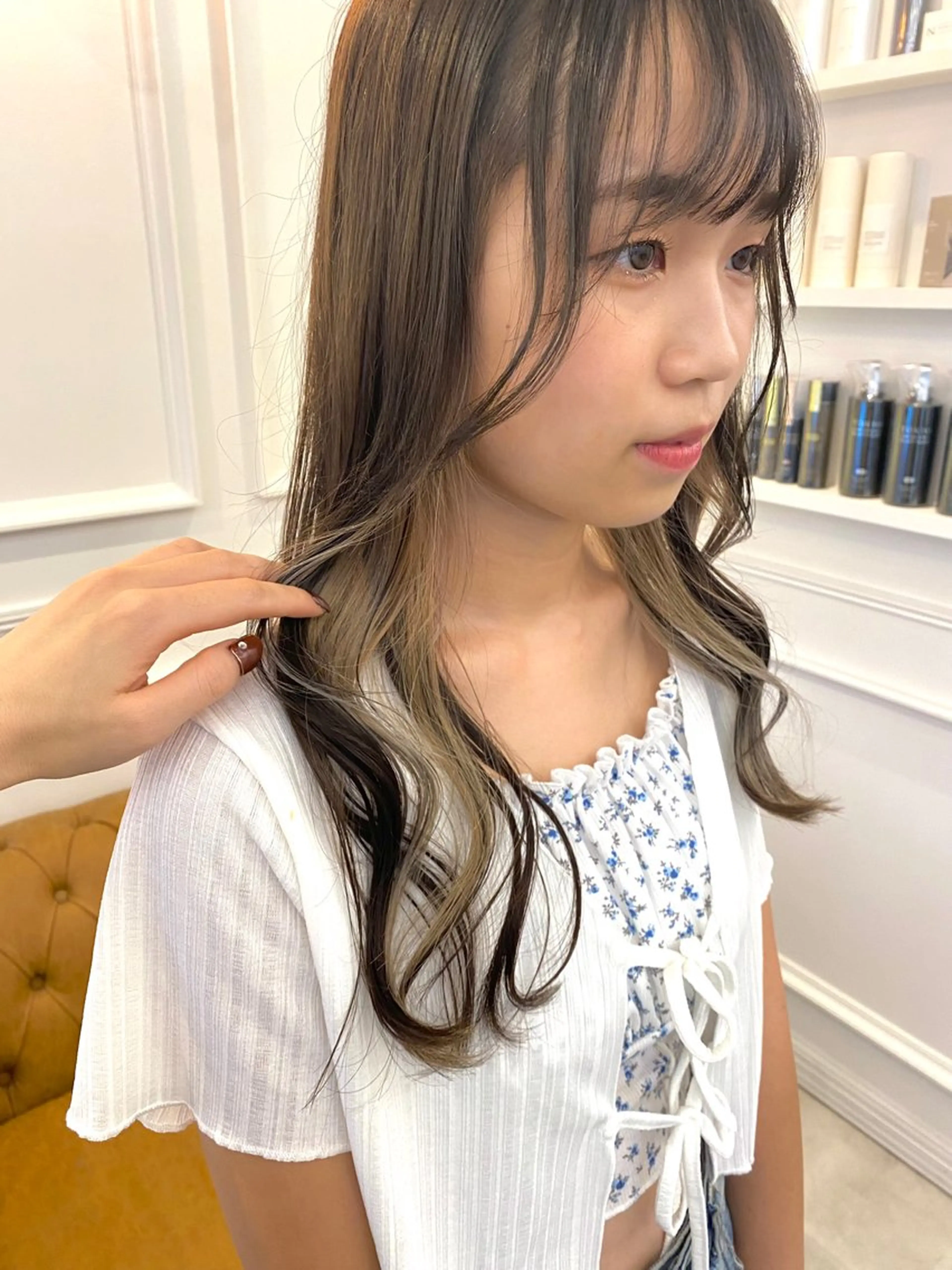 ロング カット ヘアカラー トリートメント HARUKA🍒 toccaのヘアスタイル