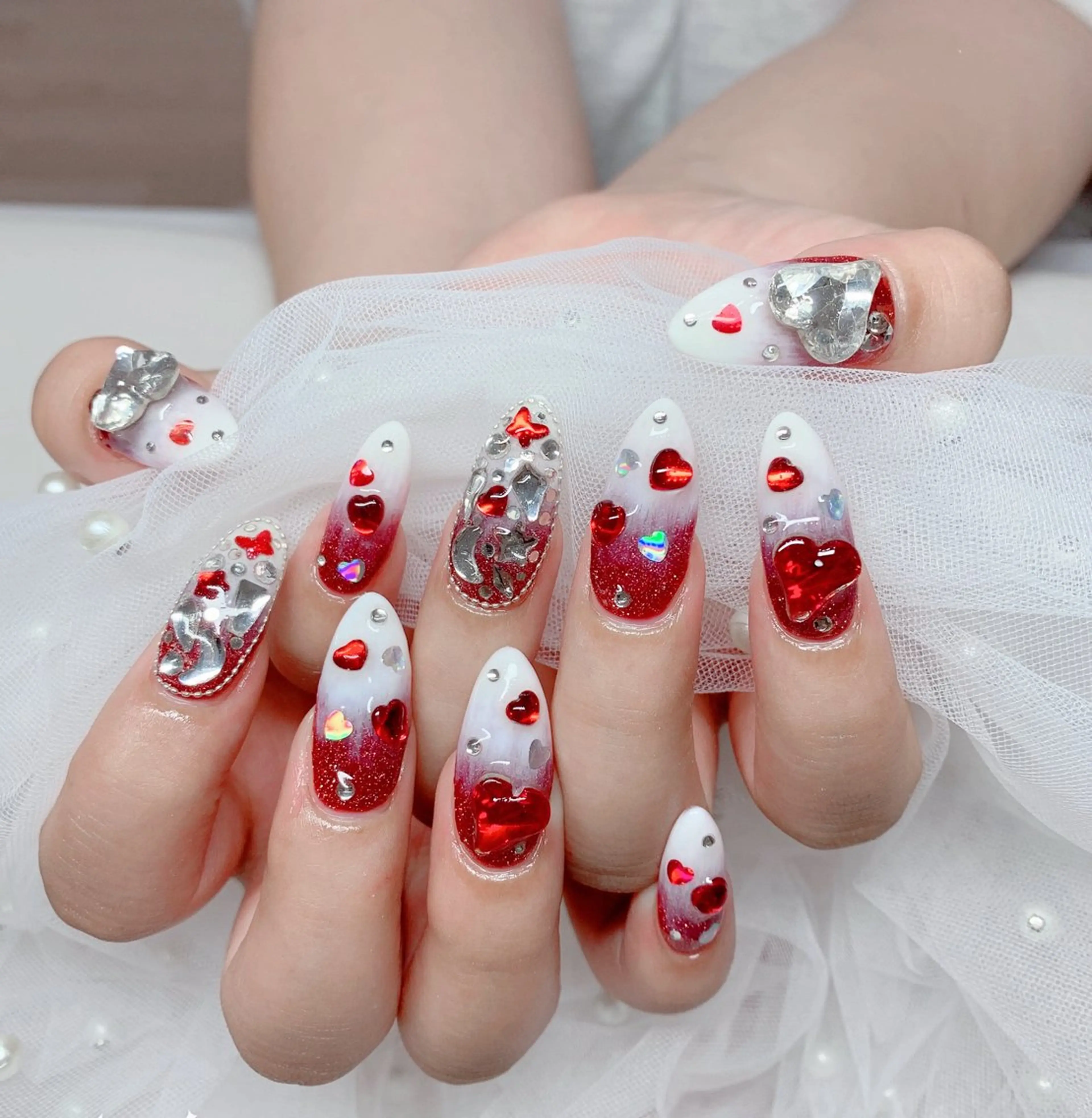 ネイル 長さ出し ジェルネイル 持ち込み Bél Nail salonのネイルデザイン