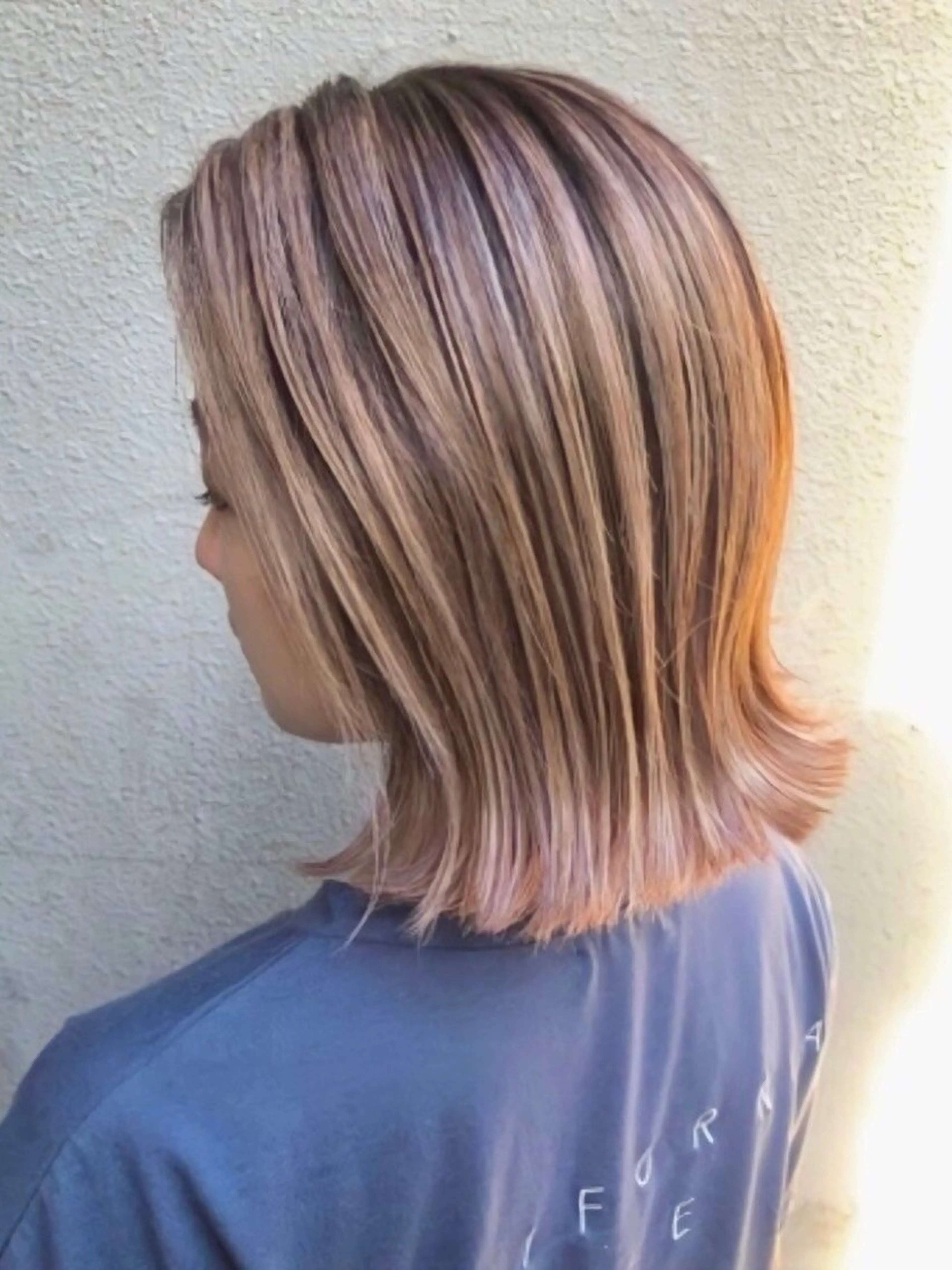 ミディアム カラー 山下 仁愛のヘアスタイル