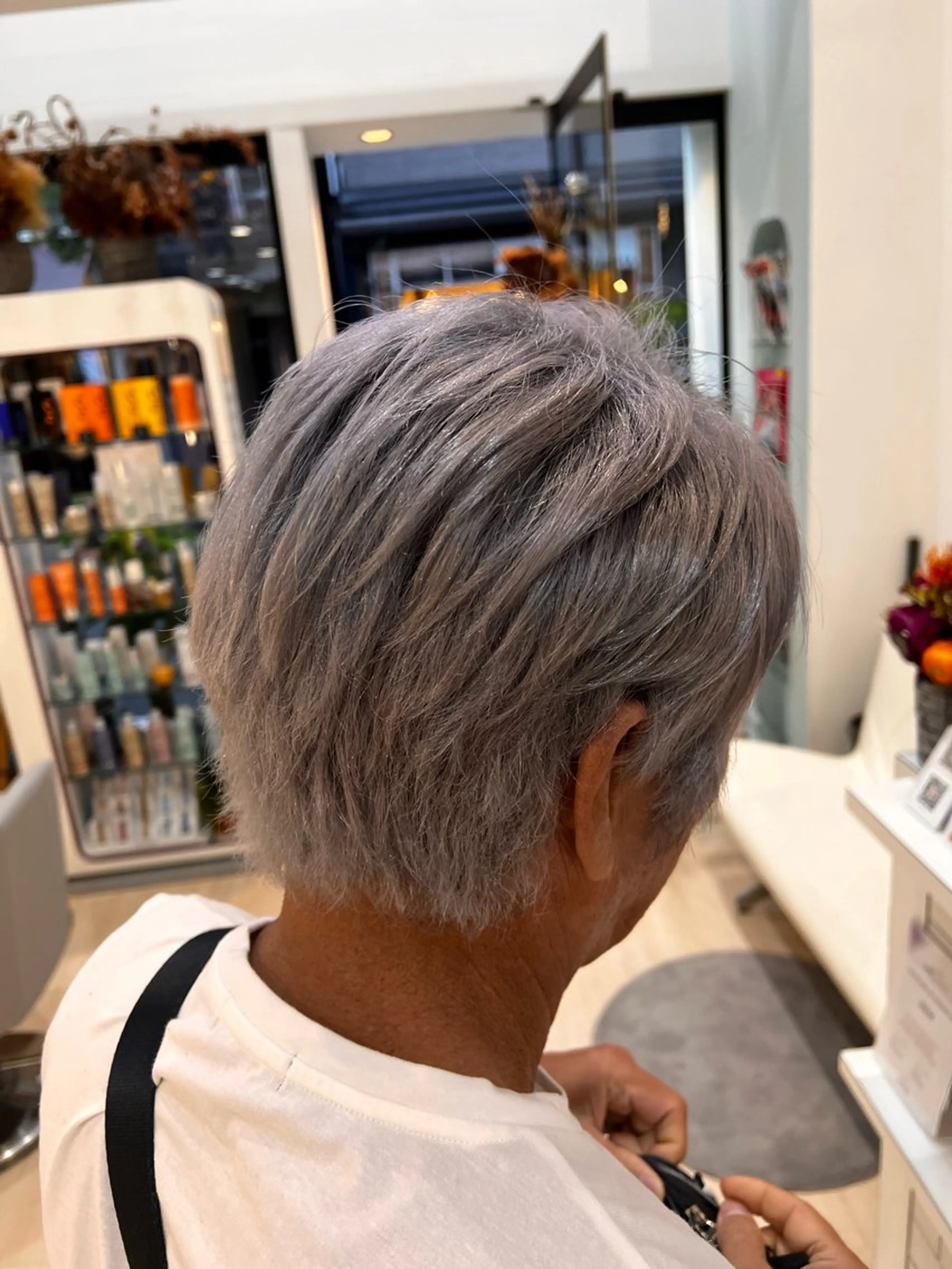 ショート カラー メンズ ヘアカラー 堀井 凌平のヘアスタイル