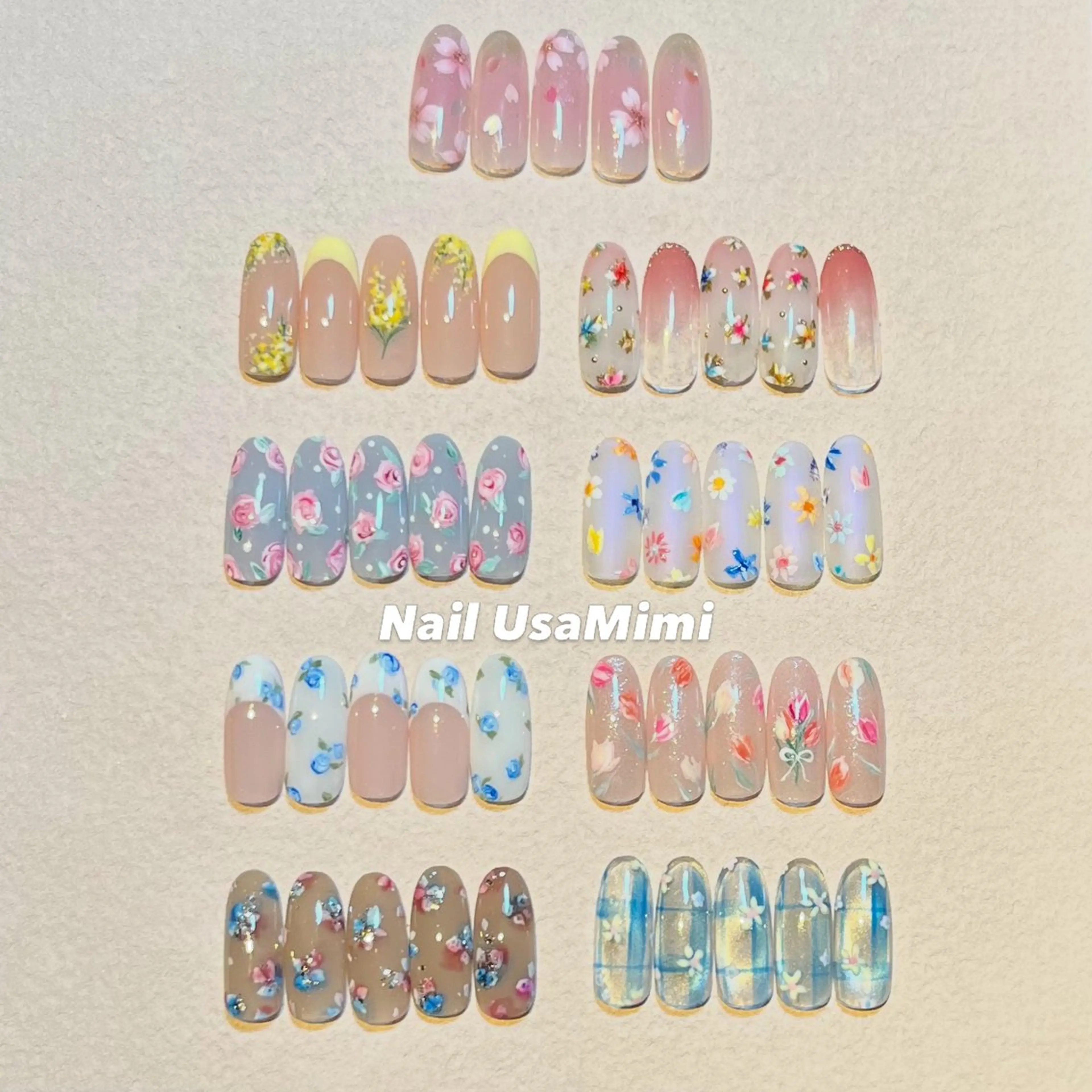 🌸春におすすめ🌸手描きフラワー【ご新規様オフ無料🆓!】の写真