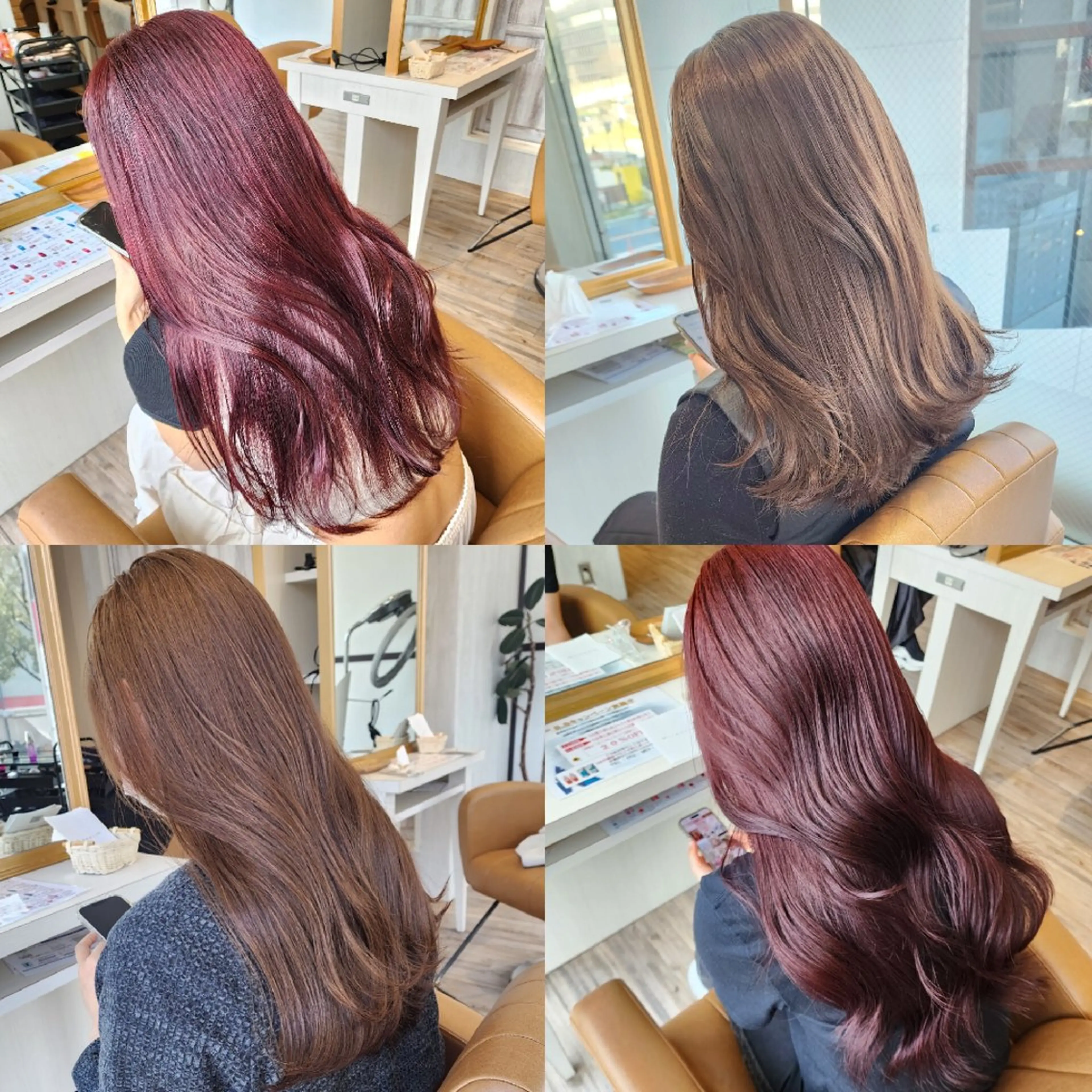 🌱U22ミニモ学割🌱ブリーチなしダブルカラー+Aujua1Stepトリートメント【ブリーチなしで明るく・暖色系も◎】の写真