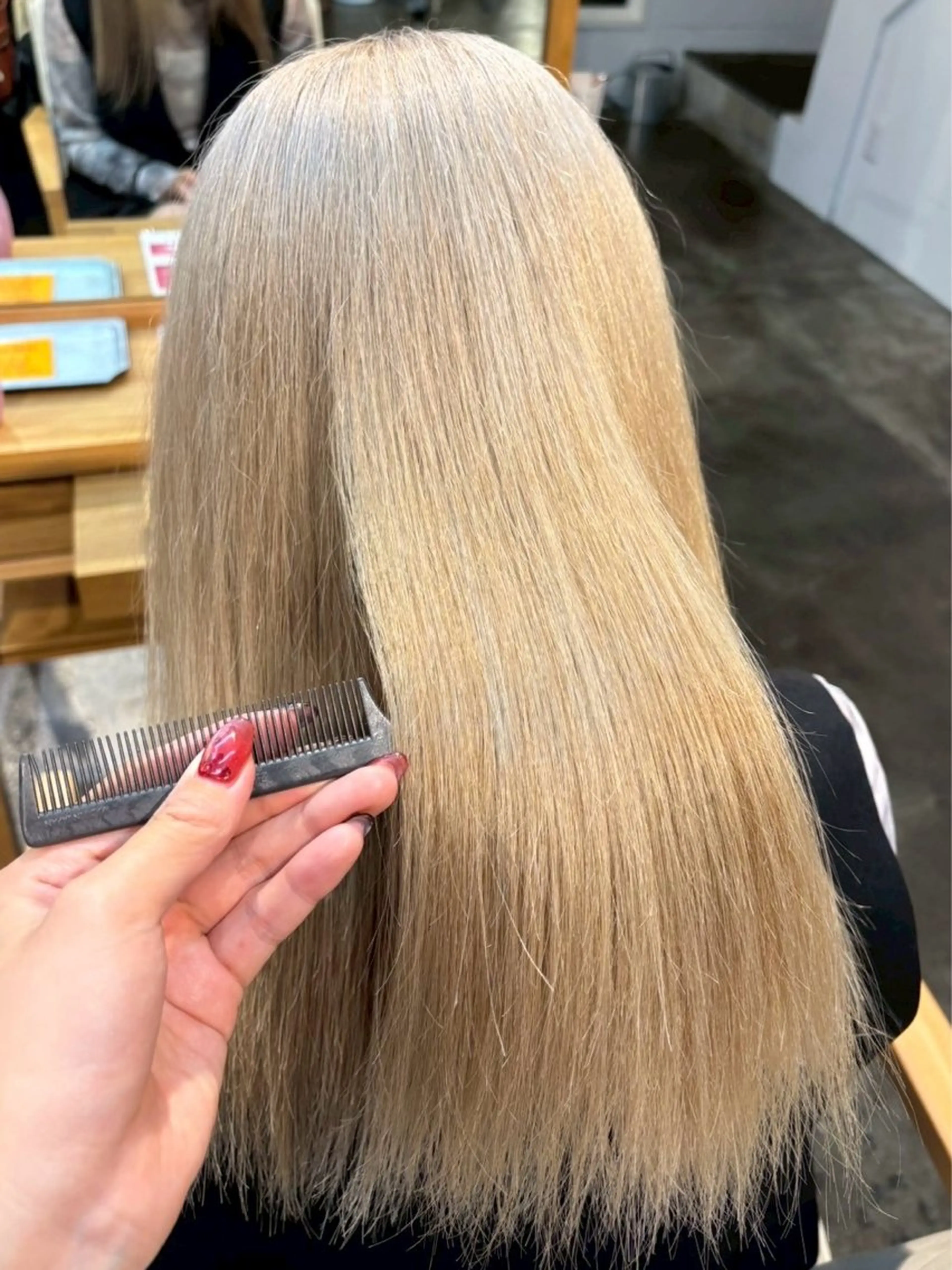 カラー ヘアカラー miyu/ケアカラー /髪質改善のヘアスタイル