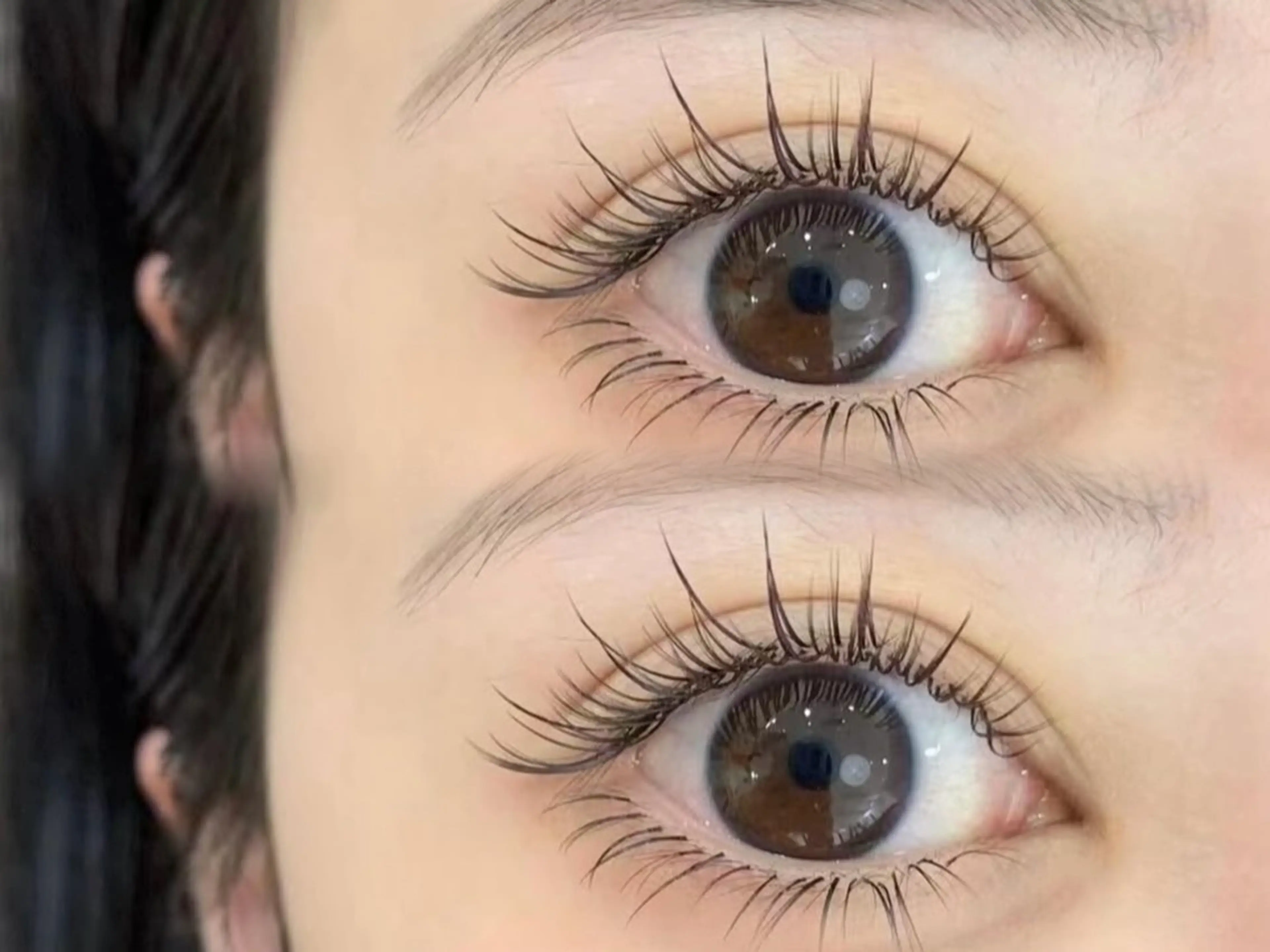 ⭐️ワンホンマツエク100束⭐️アイパックサービス🈂️仕上がりコーディング付きの写真