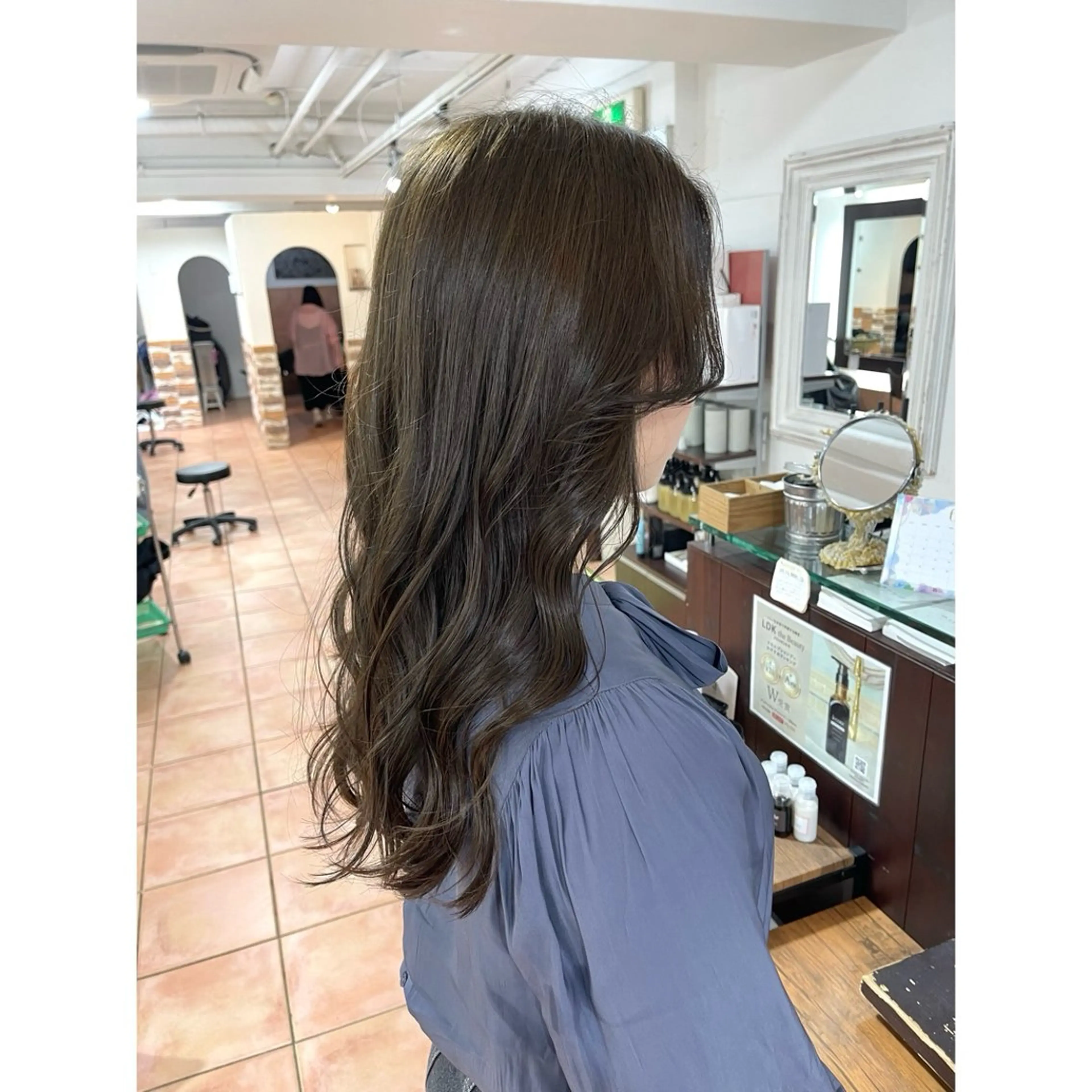 ロング カラー ヘアアレンジ カット ヘアカラー トリートメント 🦋エクステ/透明感 カラー🦋宮川莉央のヘアスタイル