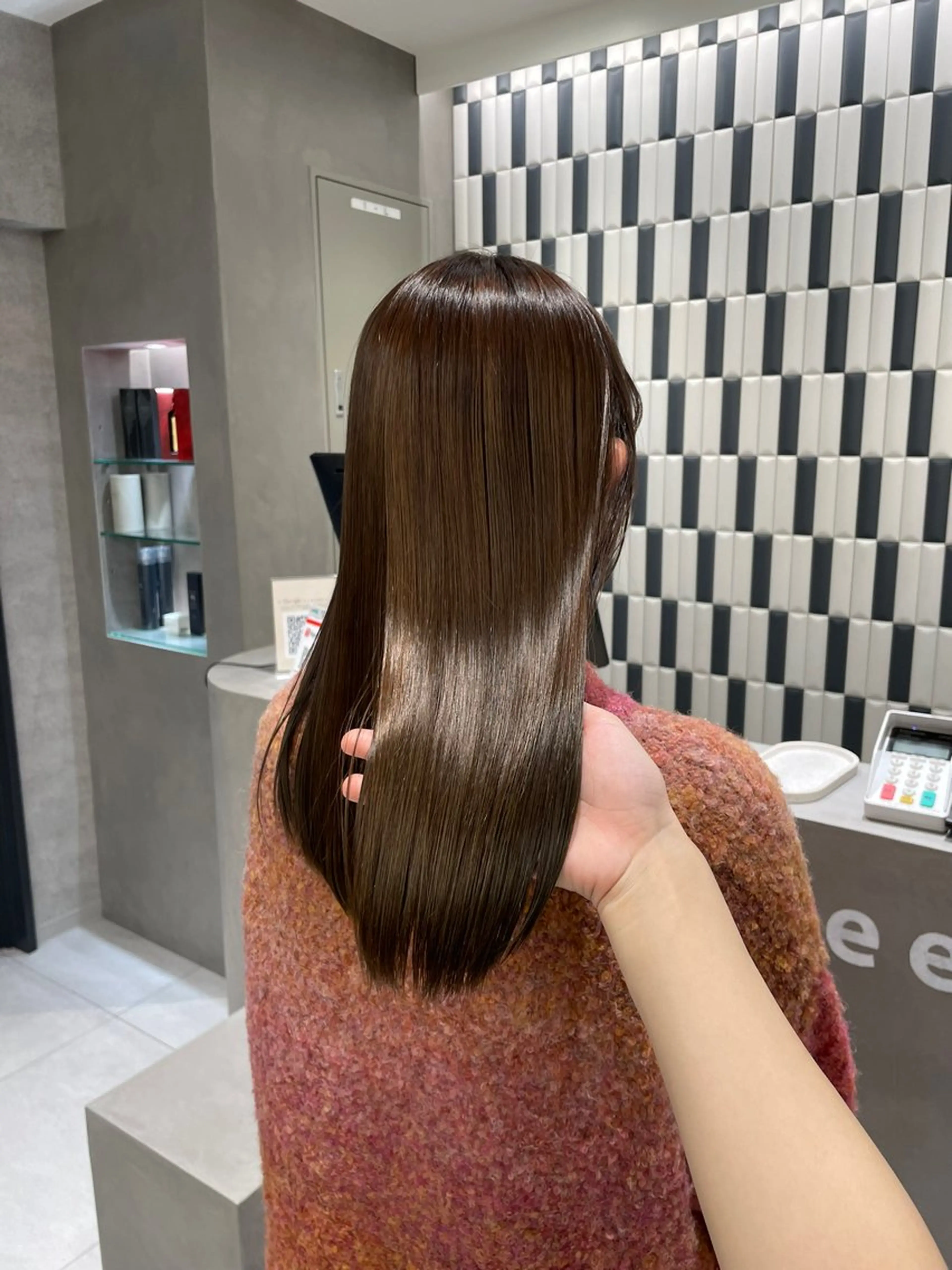 【絹髪】超高濃度水素ケアカラーの写真