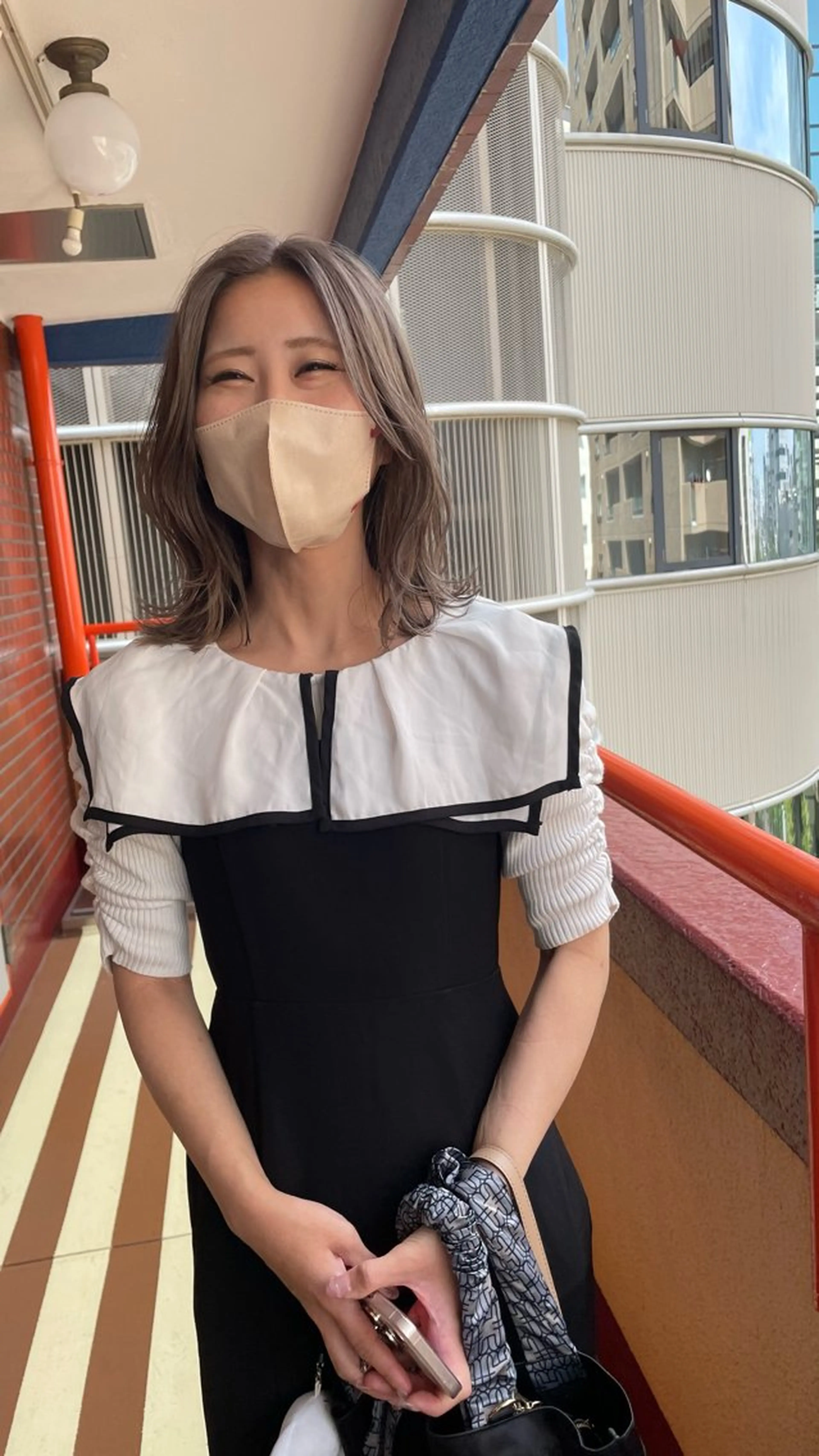 ミディアム カラー ブリーチ ケアブリーチ 髪質改善 カット ヘアカラー トリートメント 鎌田卓也/髪質改善 /透明感カラーのヘアスタイル