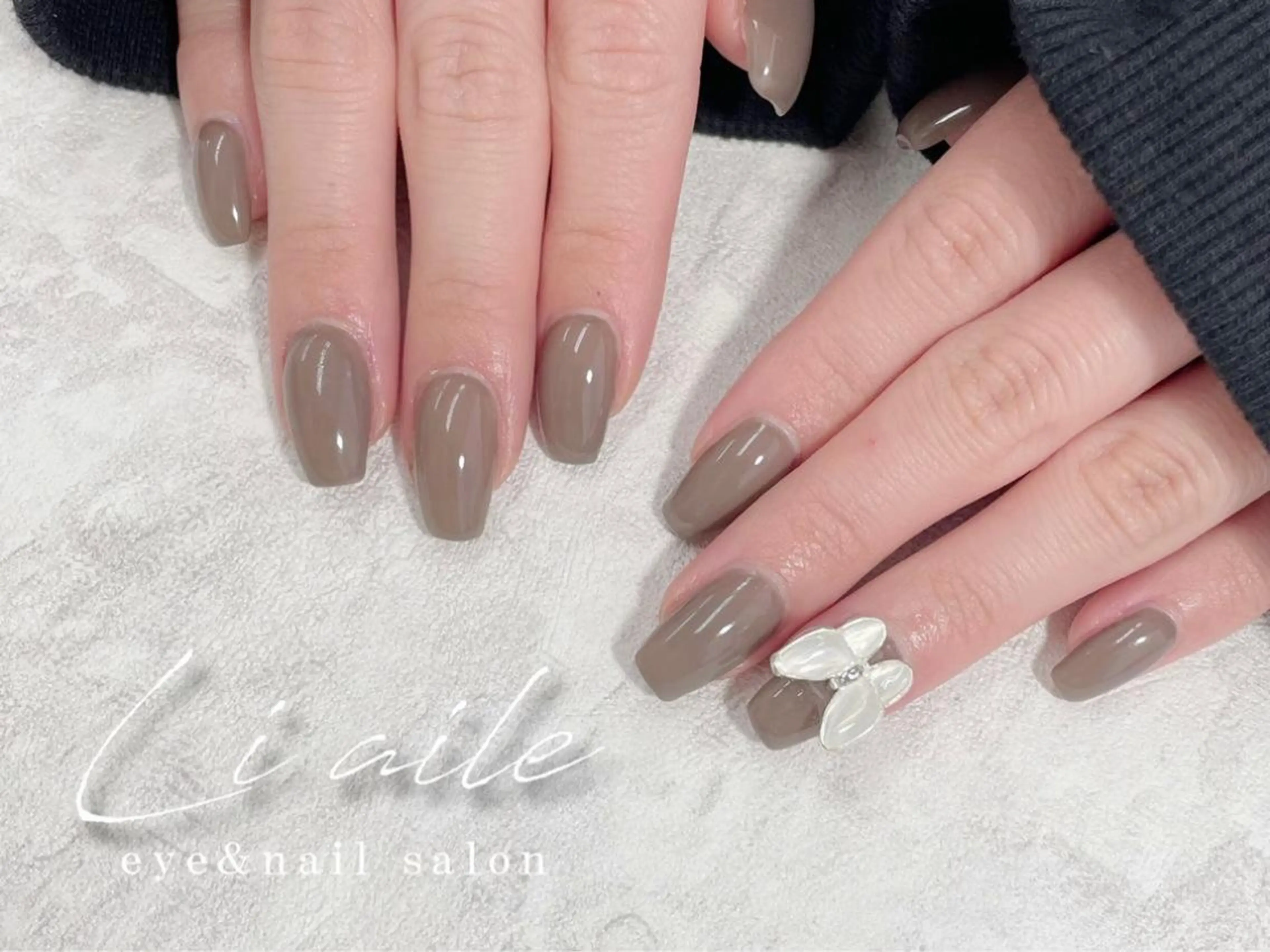 ネイル ワンカラーネイル ワンホンネイル Li aile - eye&nailsalon -所属・Li aile 【リエル】上本町店のマツエク・マツパデザイン