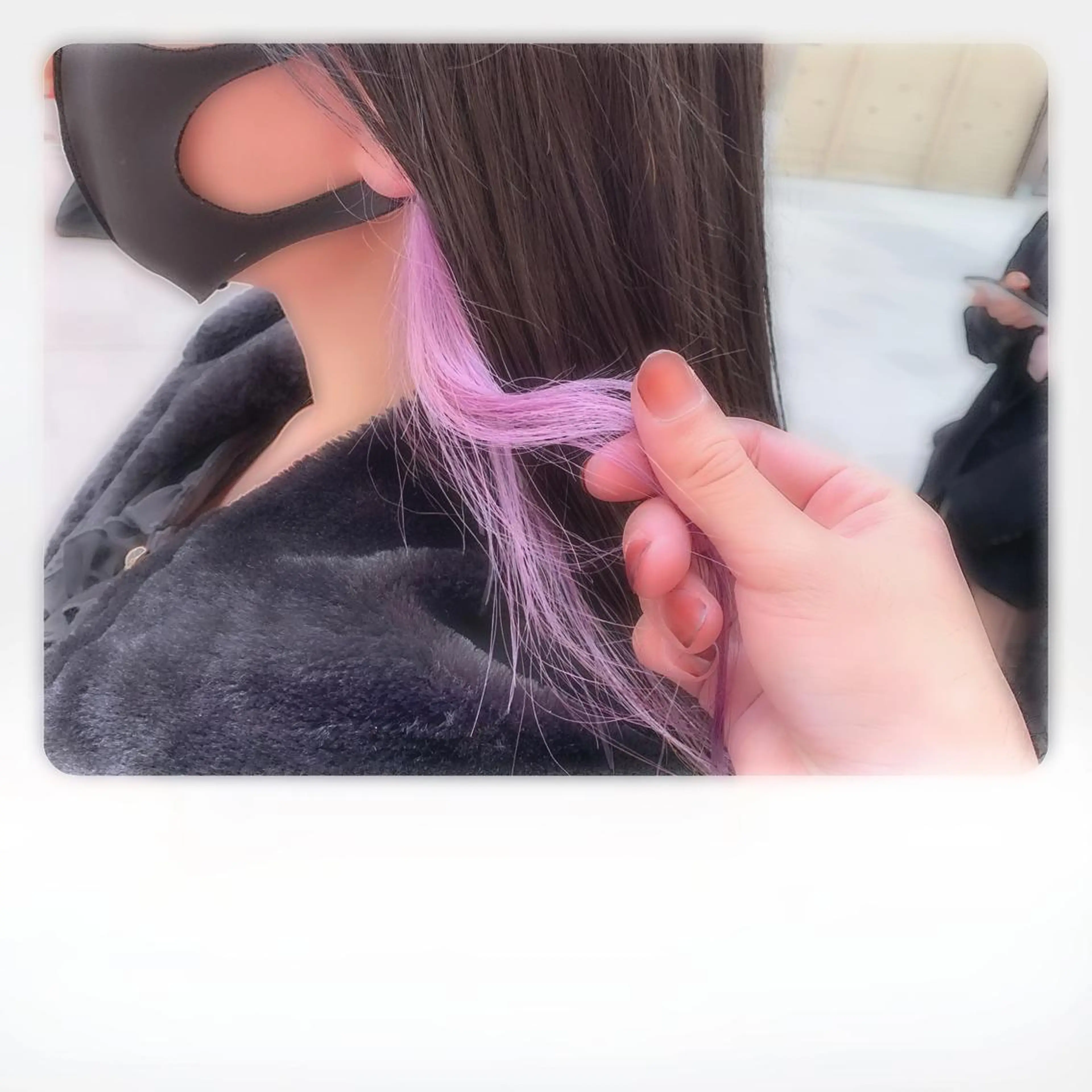 セミロング カラー ヘアアレンジ ピンクカラー ヘアカラー 今村公介 ブリーチ特化、派手髪のヘアスタイル