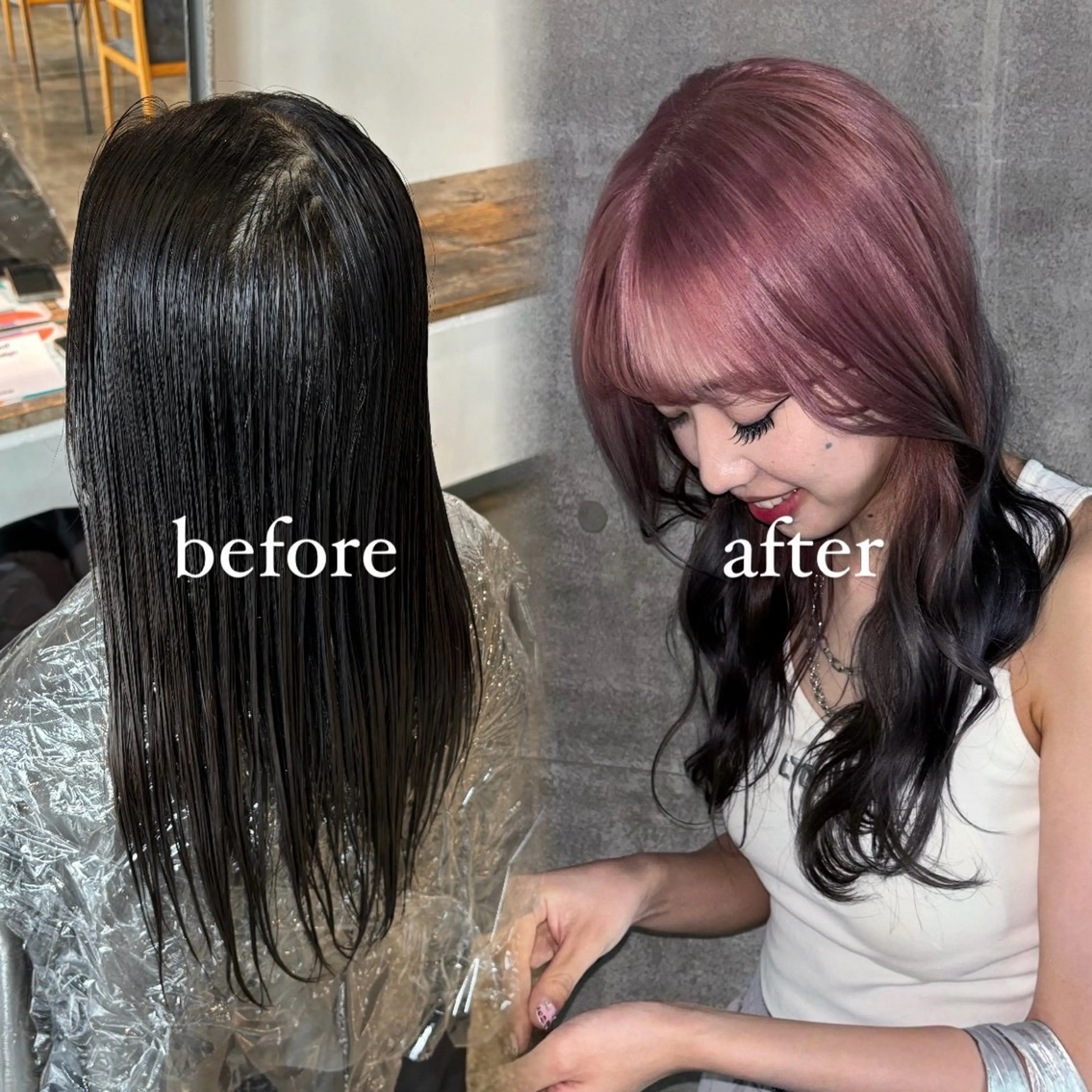 ロング カラー 💫miyu💫デザ インカラー/アレンジのヘアスタイル